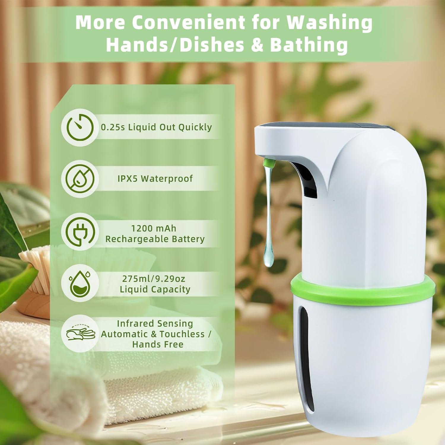 Dispensador Automático de Jabón Sin Contacto Paradmas 275 ml