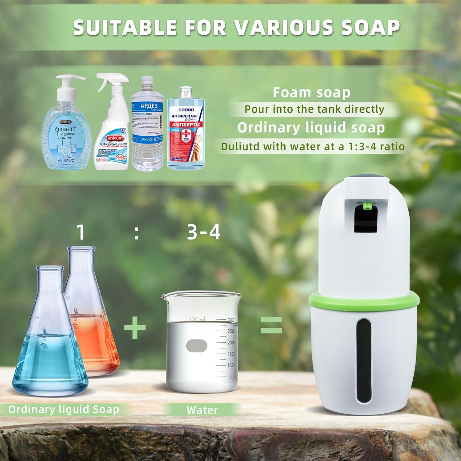 Dispensador Automático de Jabón Sin Contacto Paradmas 275 ml