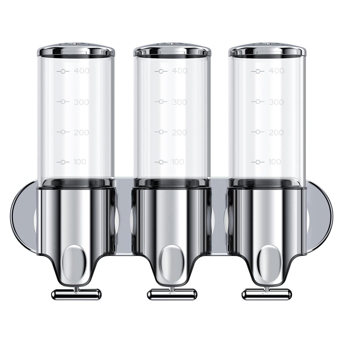 Dispensador de Ducha 3 en 1 YIAOZ Incoloro 500 ml Triple