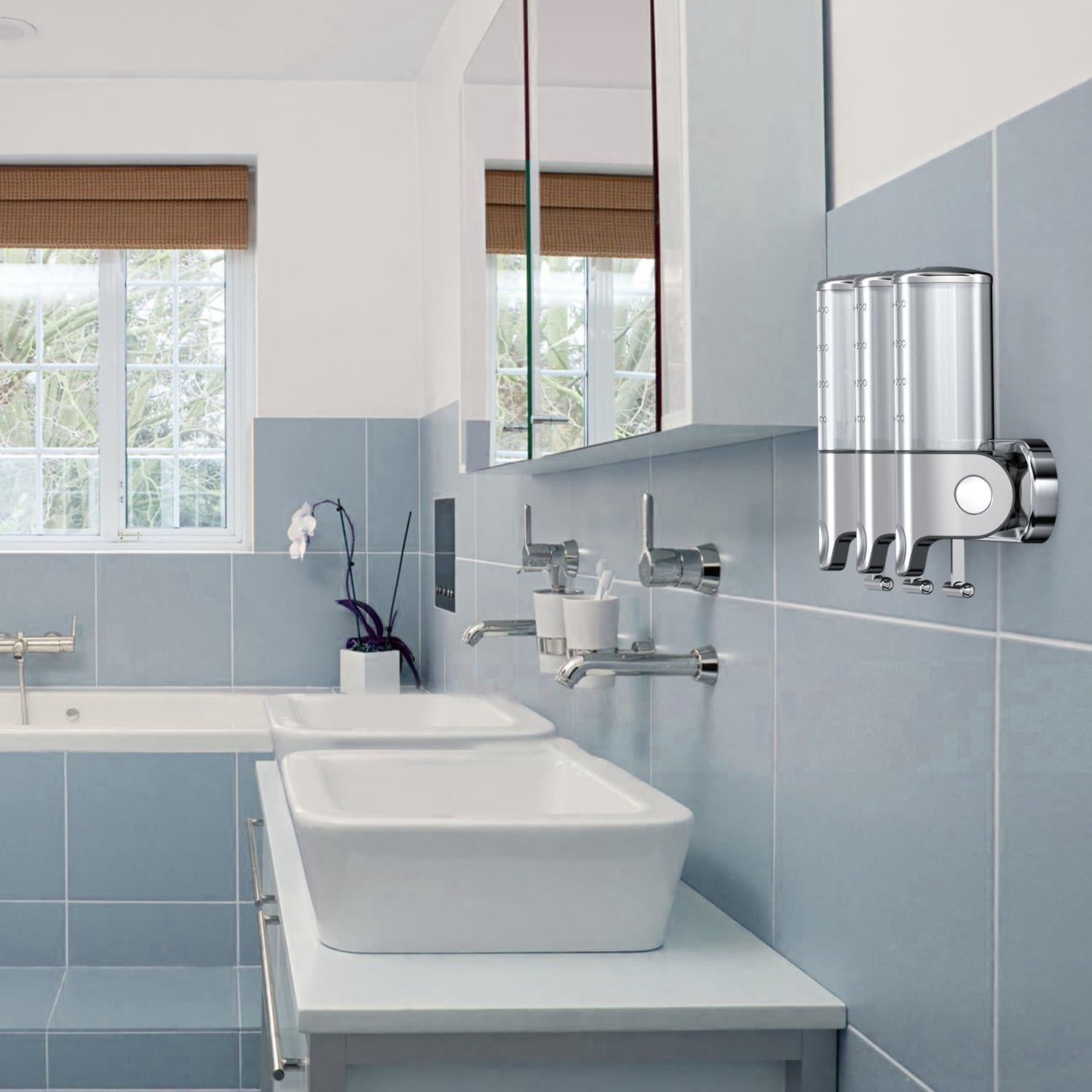 Dispensador de Ducha 3 en 1 YIAOZ Incoloro 500 ml Triple