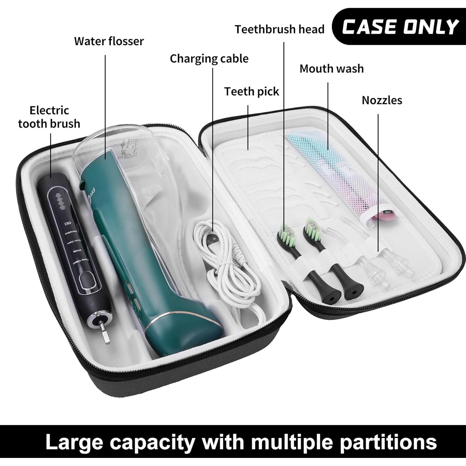 Funda de Viaje SMYV para Irrigador Dental Inalámbrico 25.4x16.5cm