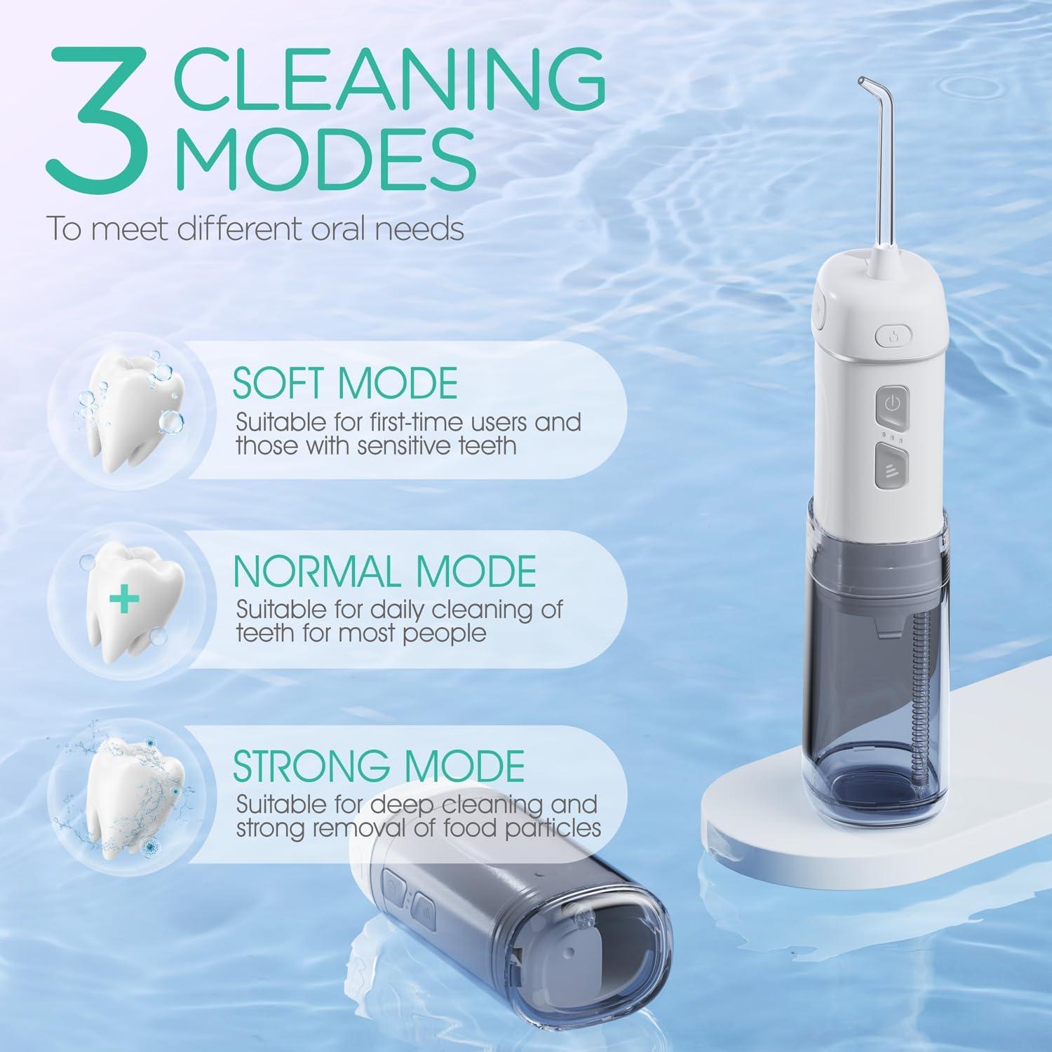Irrigador Dental Portátil VOYOR-HEALTH WF510 Plata IPX7