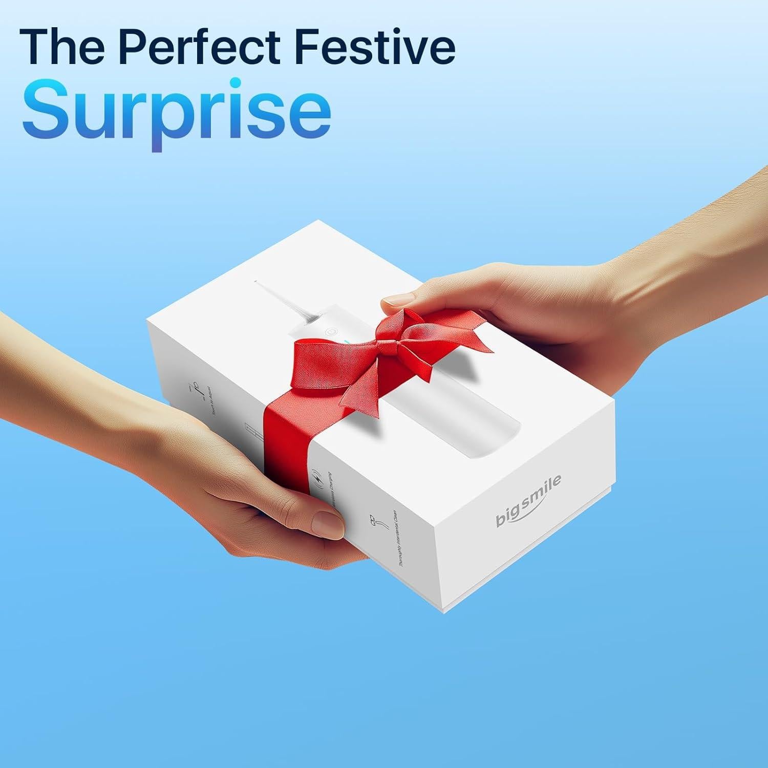 Irrigador Oral Inalámbrico Portátil BigSmile Blanco IPX7