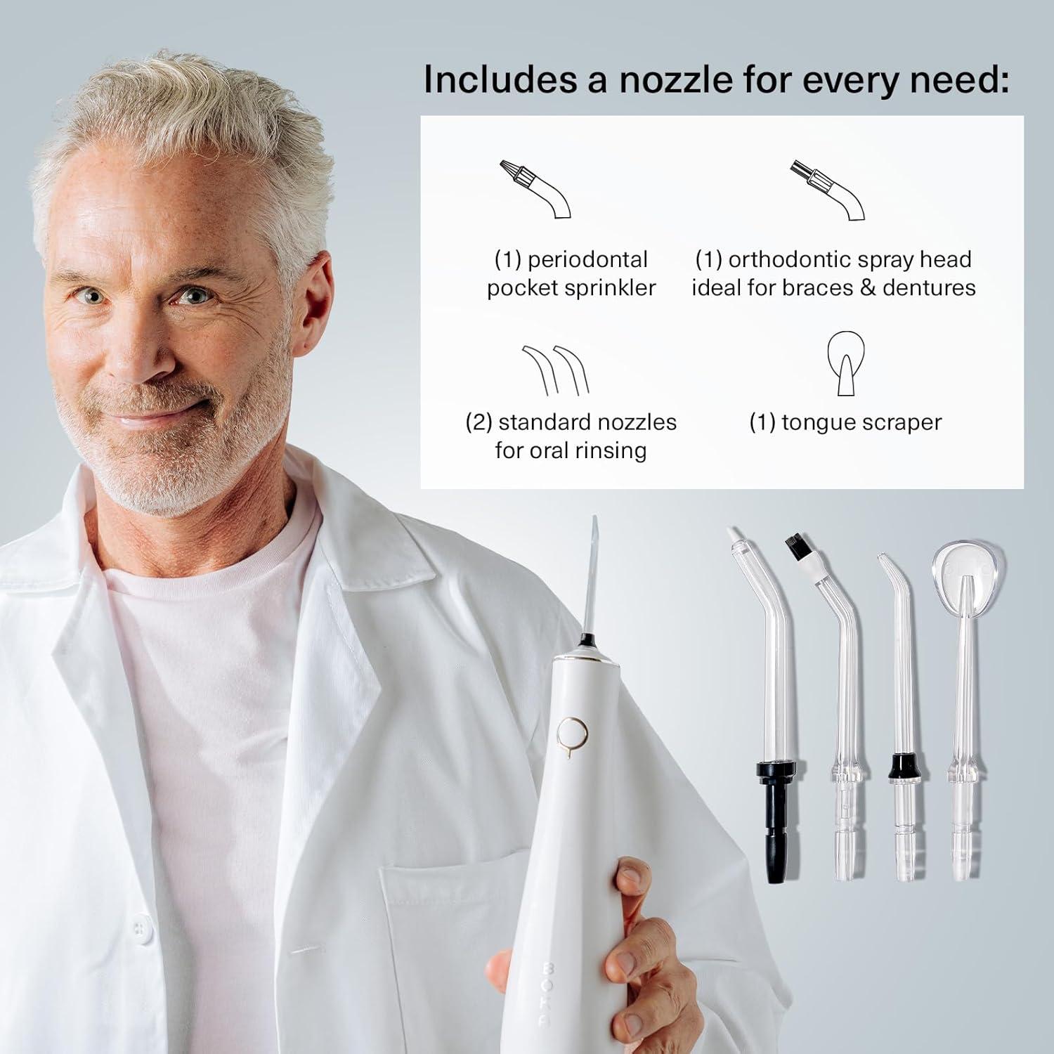 Irrigador Dental Boka PwFlosser Recargable IPX7 - 3 Niveles