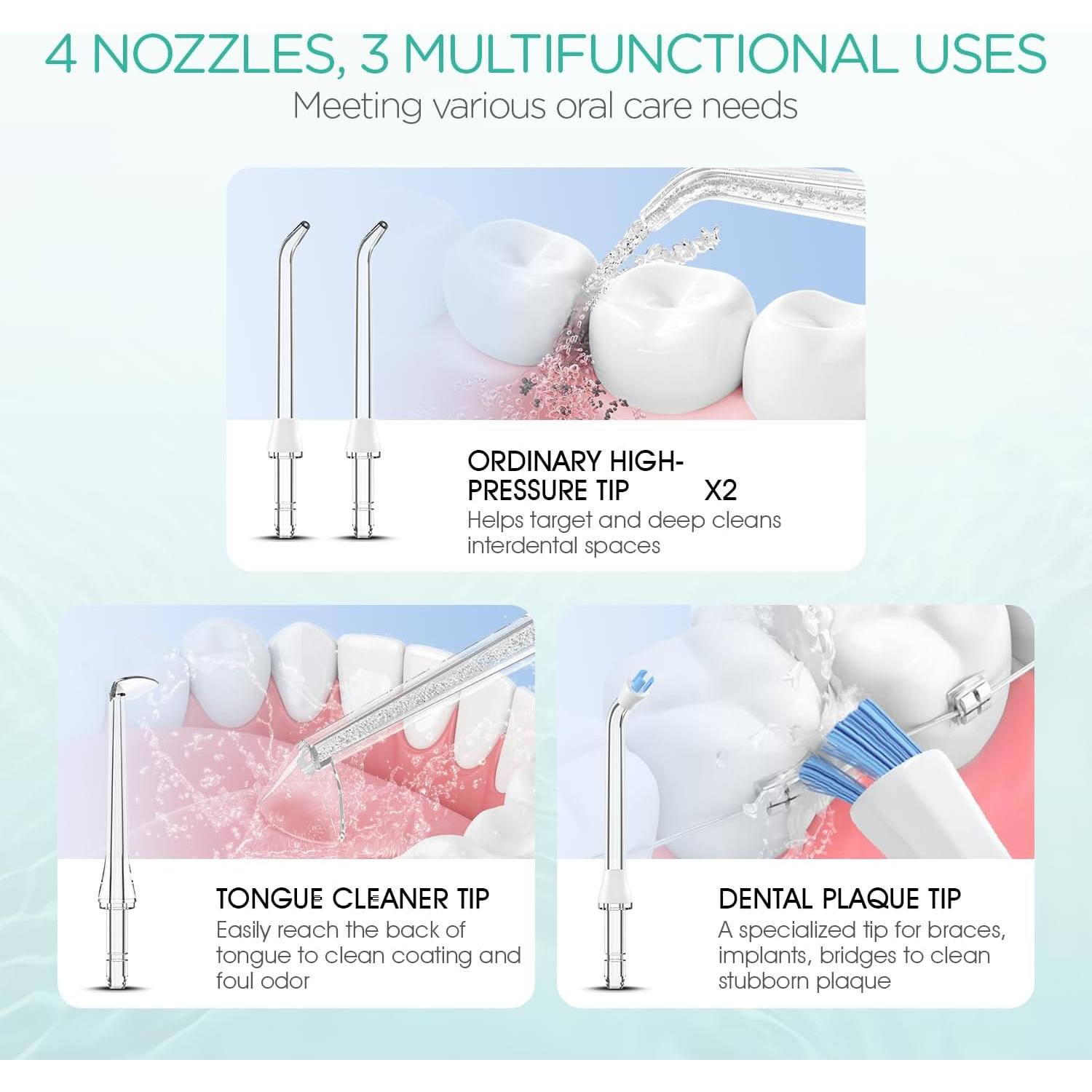 Irrigador Dental Inalámbrico VOYOR-HEALTH WF400 Gris 250ml