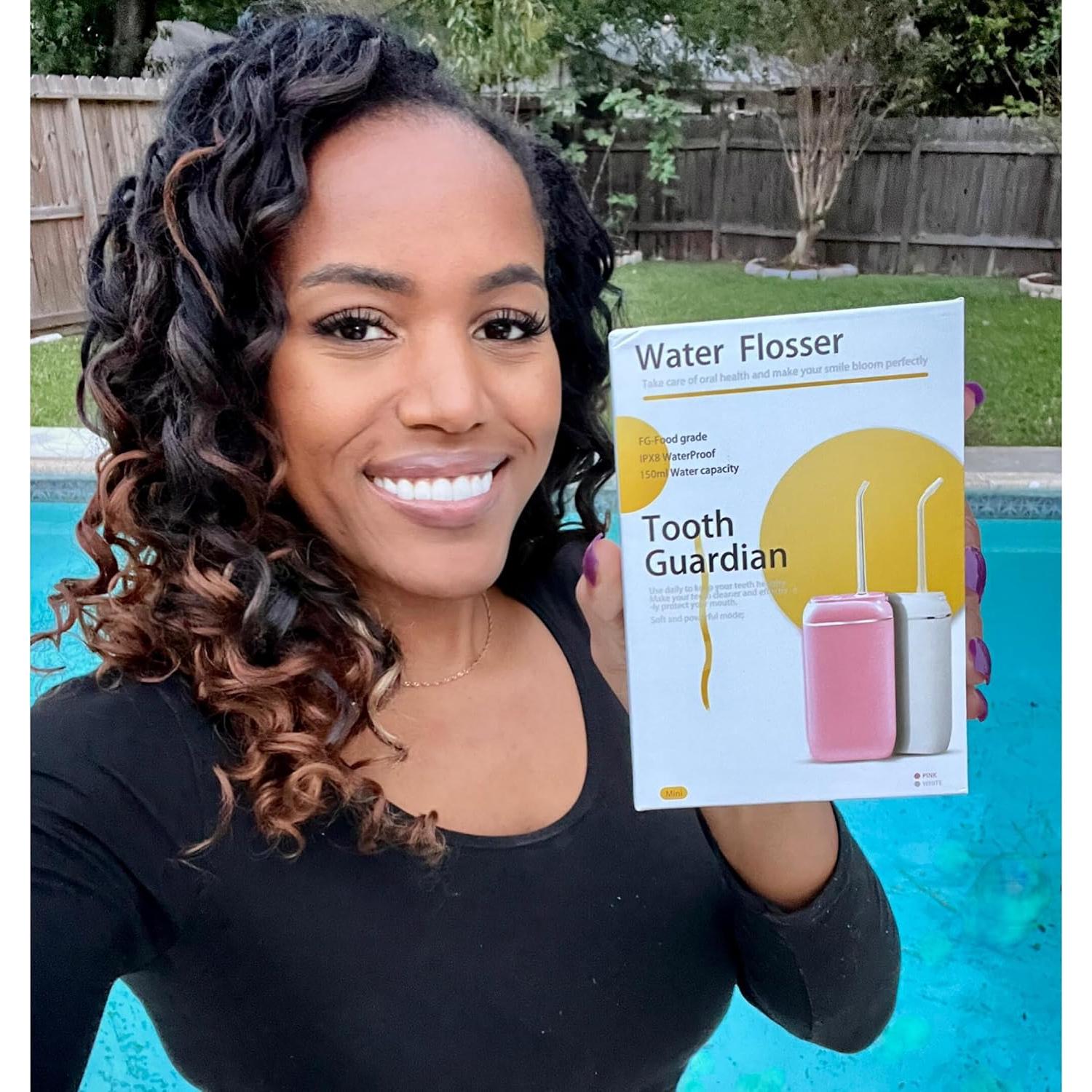 Hilo Dental Eléctrico Ortho Water - Portátil, 3 Modos, IPX8