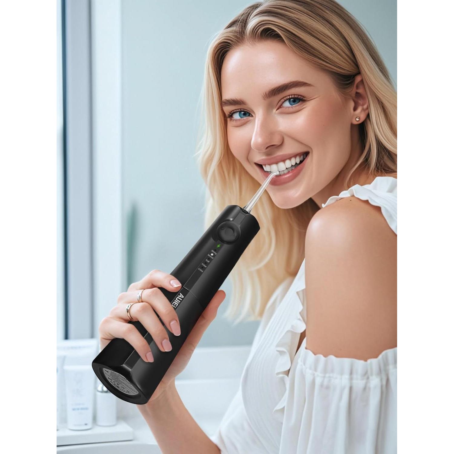 Irrigador Dental Inalámbrico AUIEI 300ML 5 Modos IPX7