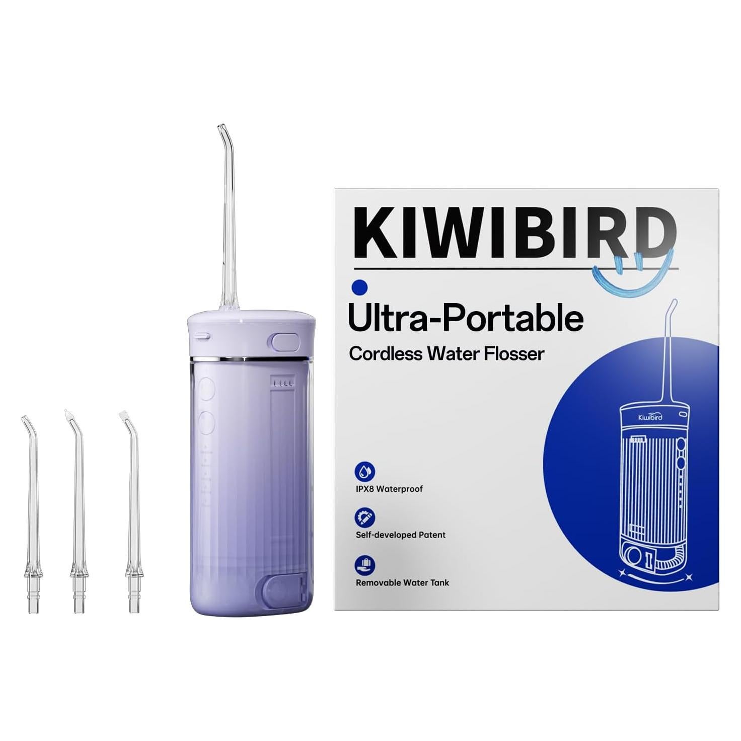 Irrigador Oral Inalámbrico KIWIBIRD C1 230ml IPX8 3 Modos