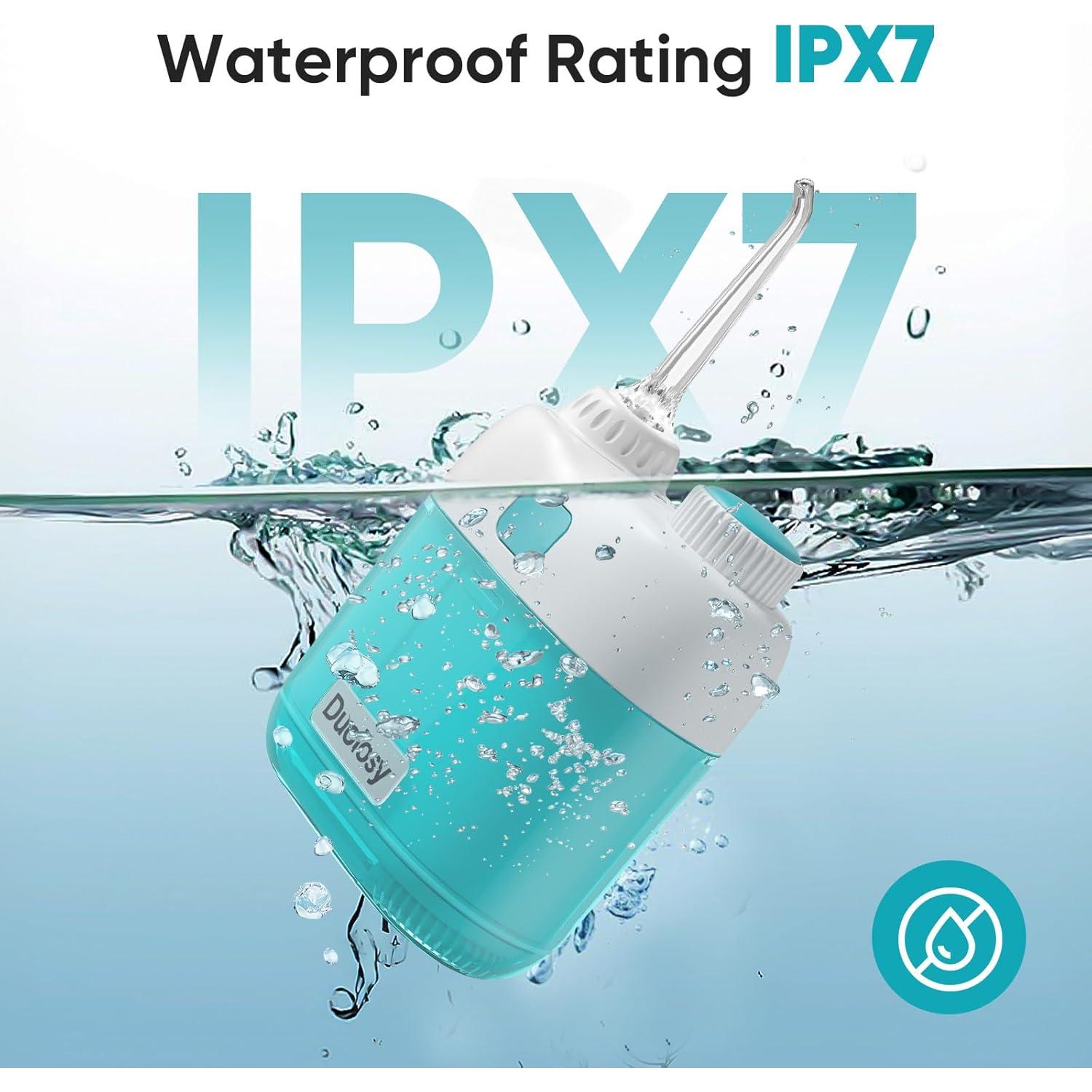 Irrigador Oral Inalámbrico Duolosy Mini 140PSI IPX7 3 Modos