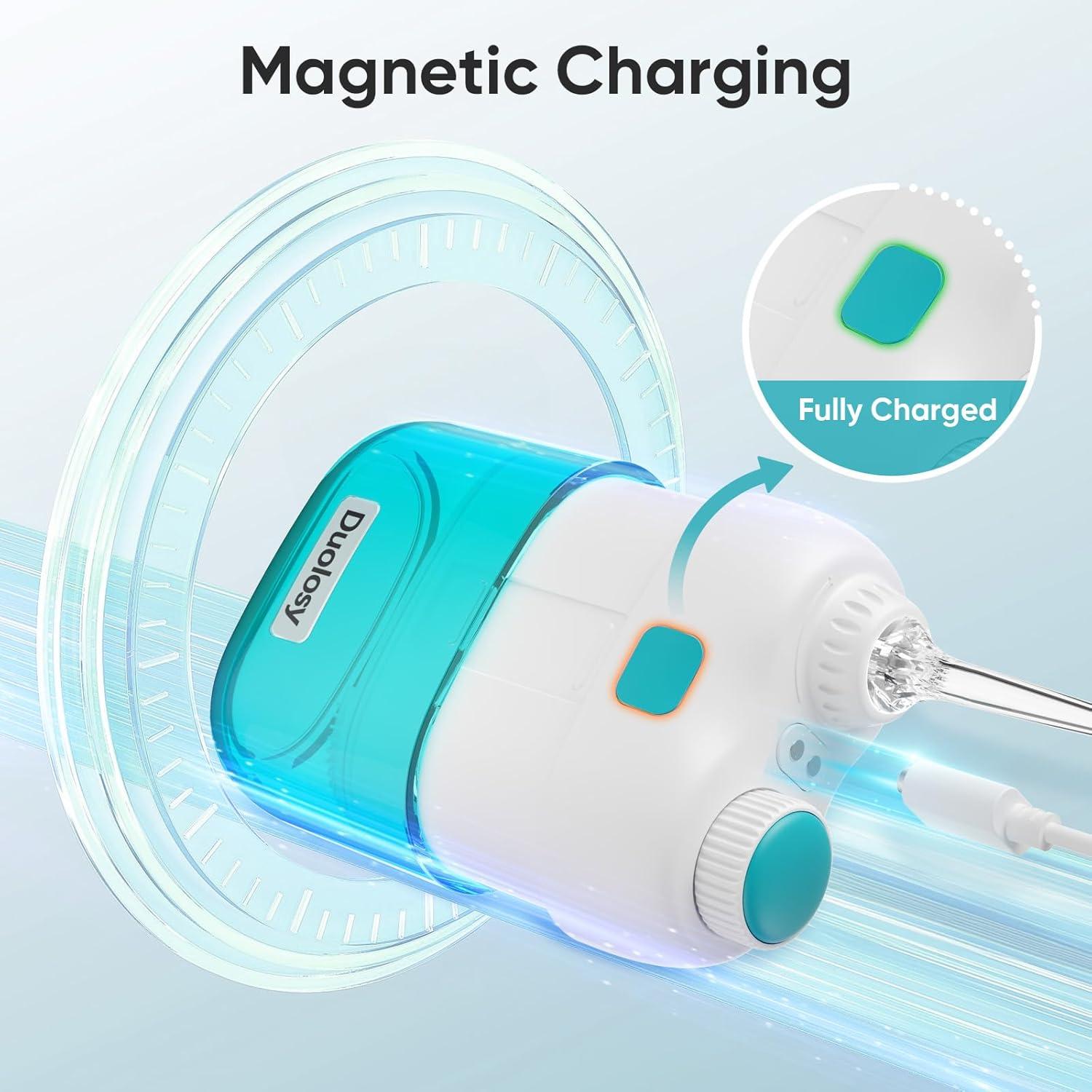 Irrigador Oral Inalámbrico Duolosy Mini 140PSI IPX7 3 Modos