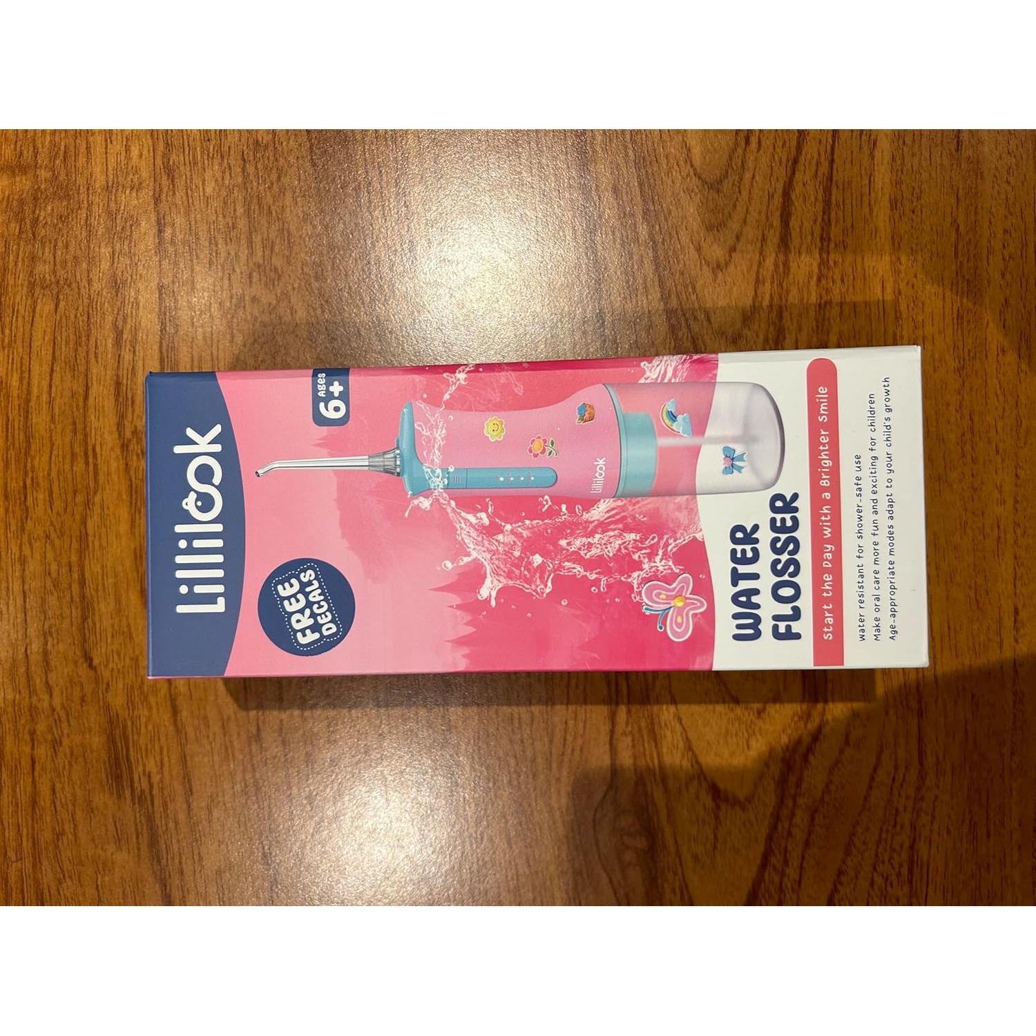 Irrigador Oral Acuático Lillilook Rosa para Niños 6+ Años