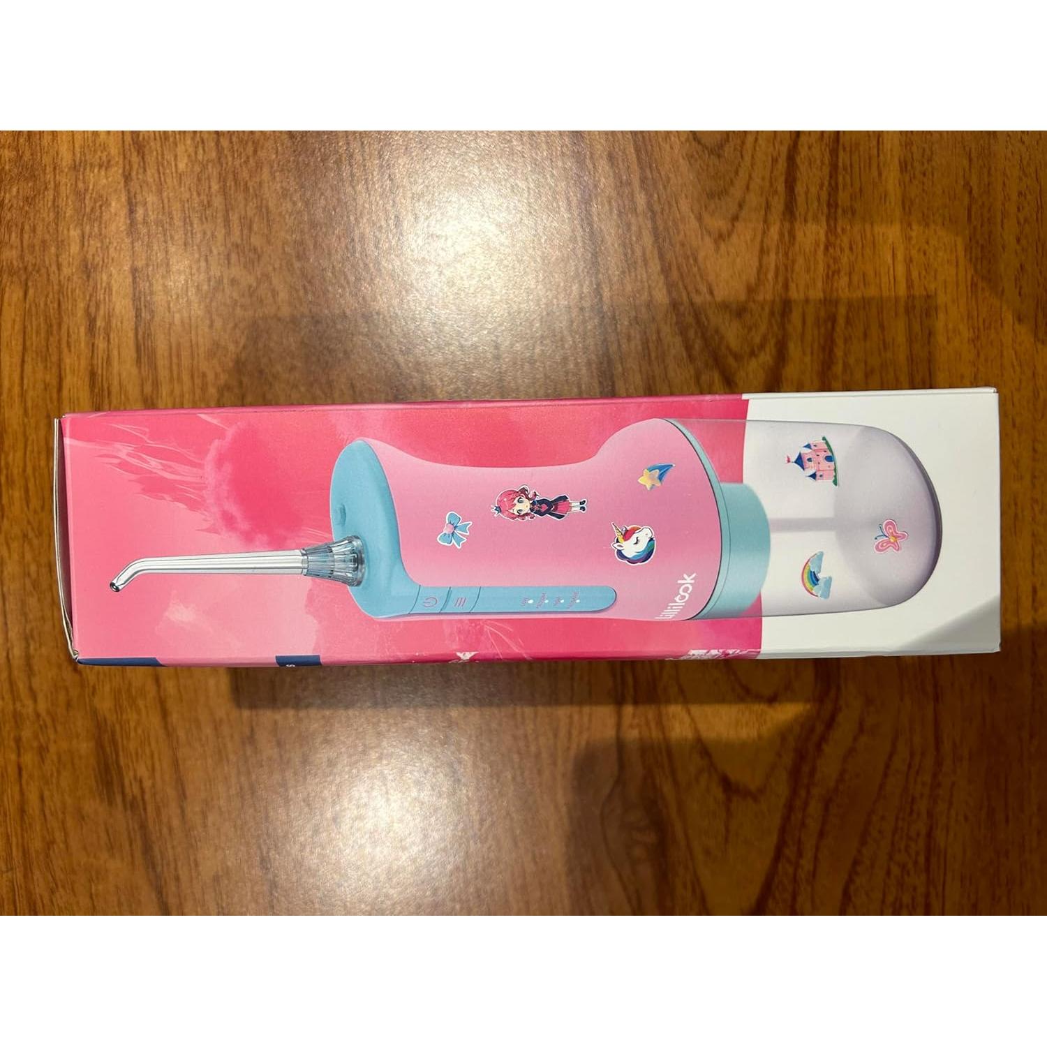 Irrigador Oral Acuático Lillilook Rosa para Niños 6+ Años