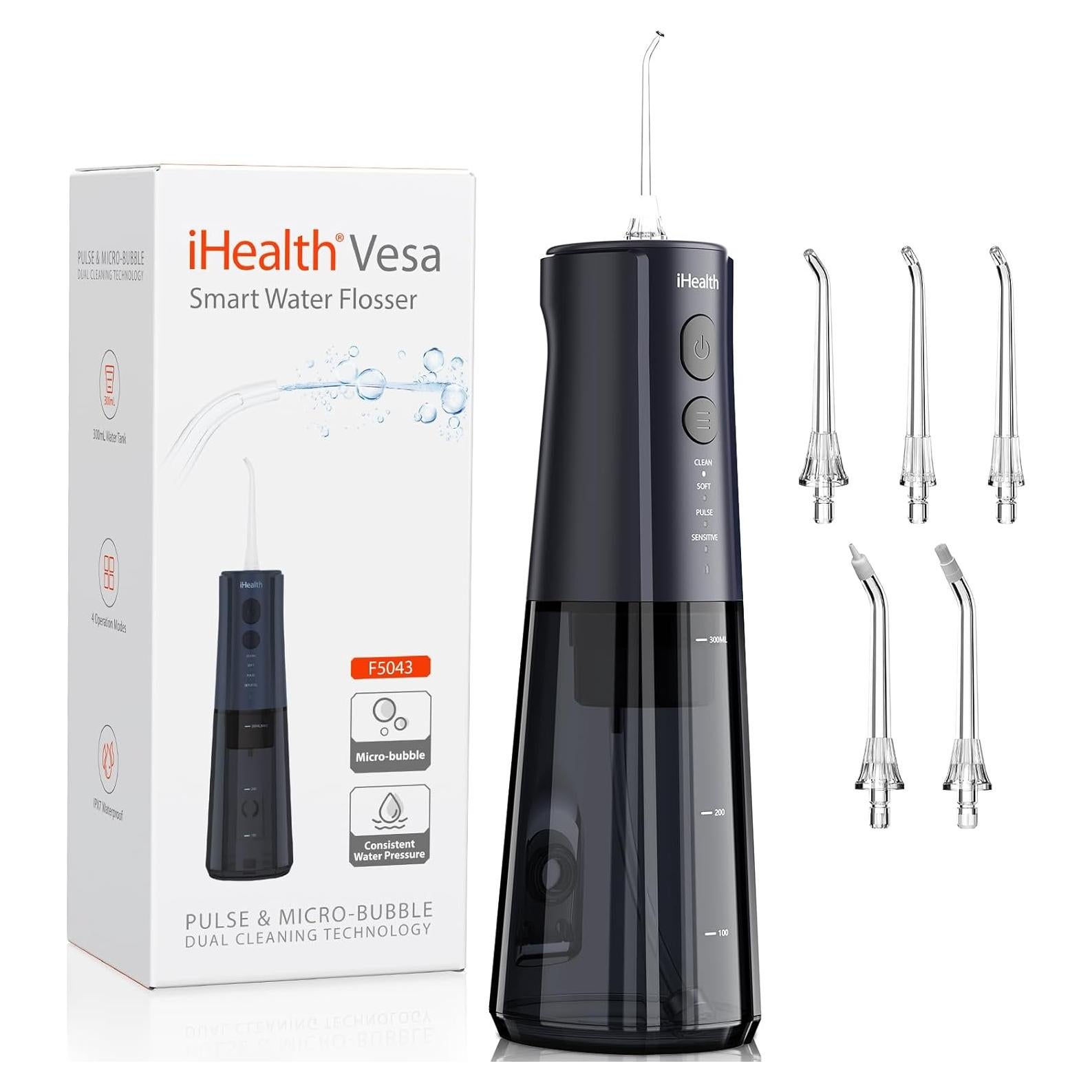 IHealth Flosser Water para Dientes y Encías Sensibles 300ml