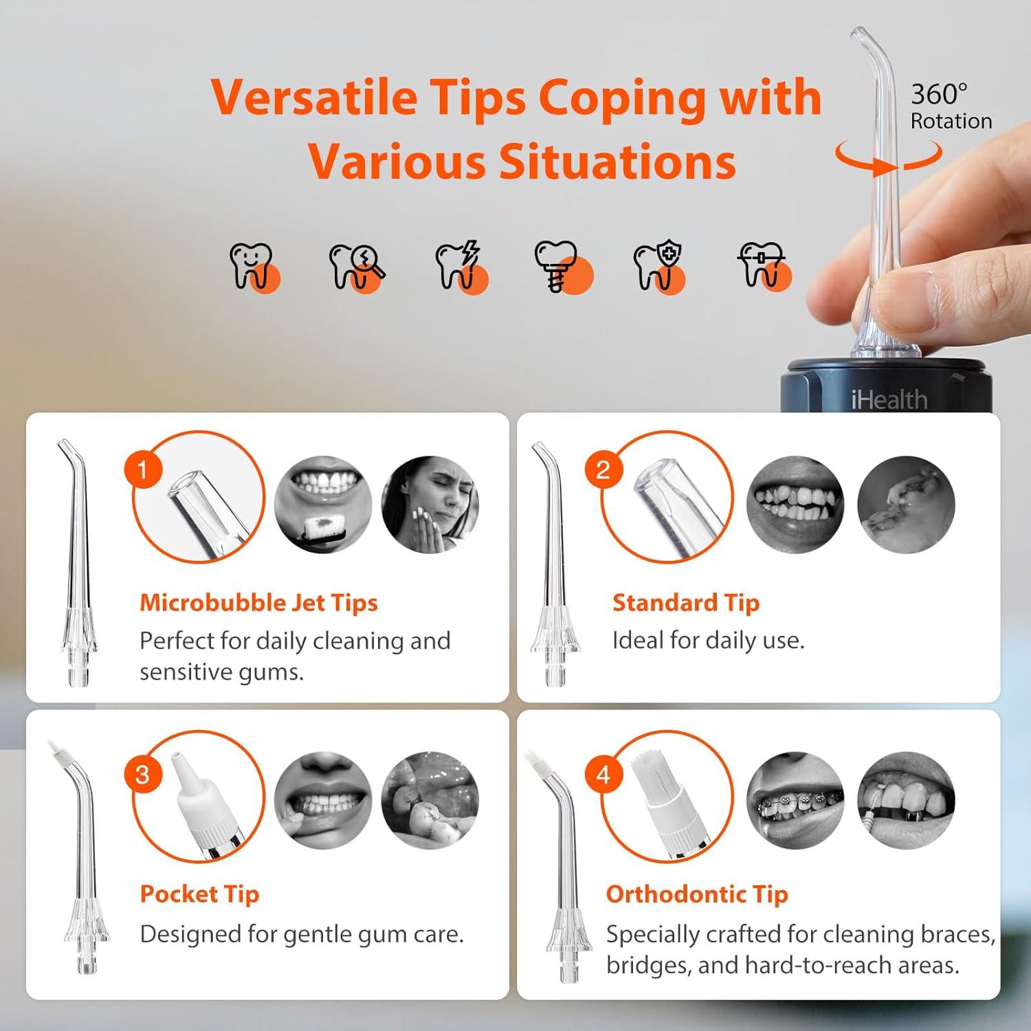 IHealth Flosser Water para Dientes y Encías Sensibles 300ml