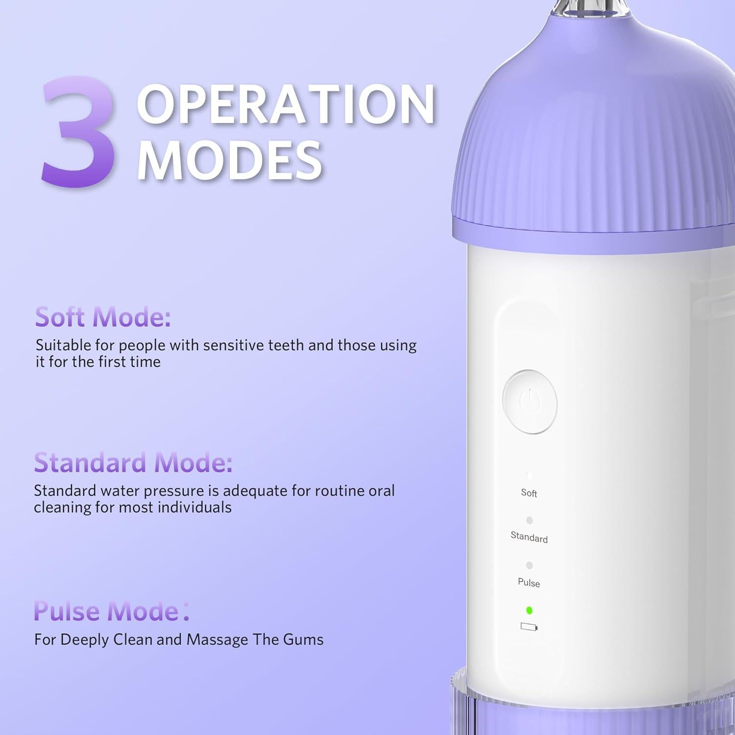 Irrigador Dental Portátil BESTEK BTCB150H Inalámbrico IPX7