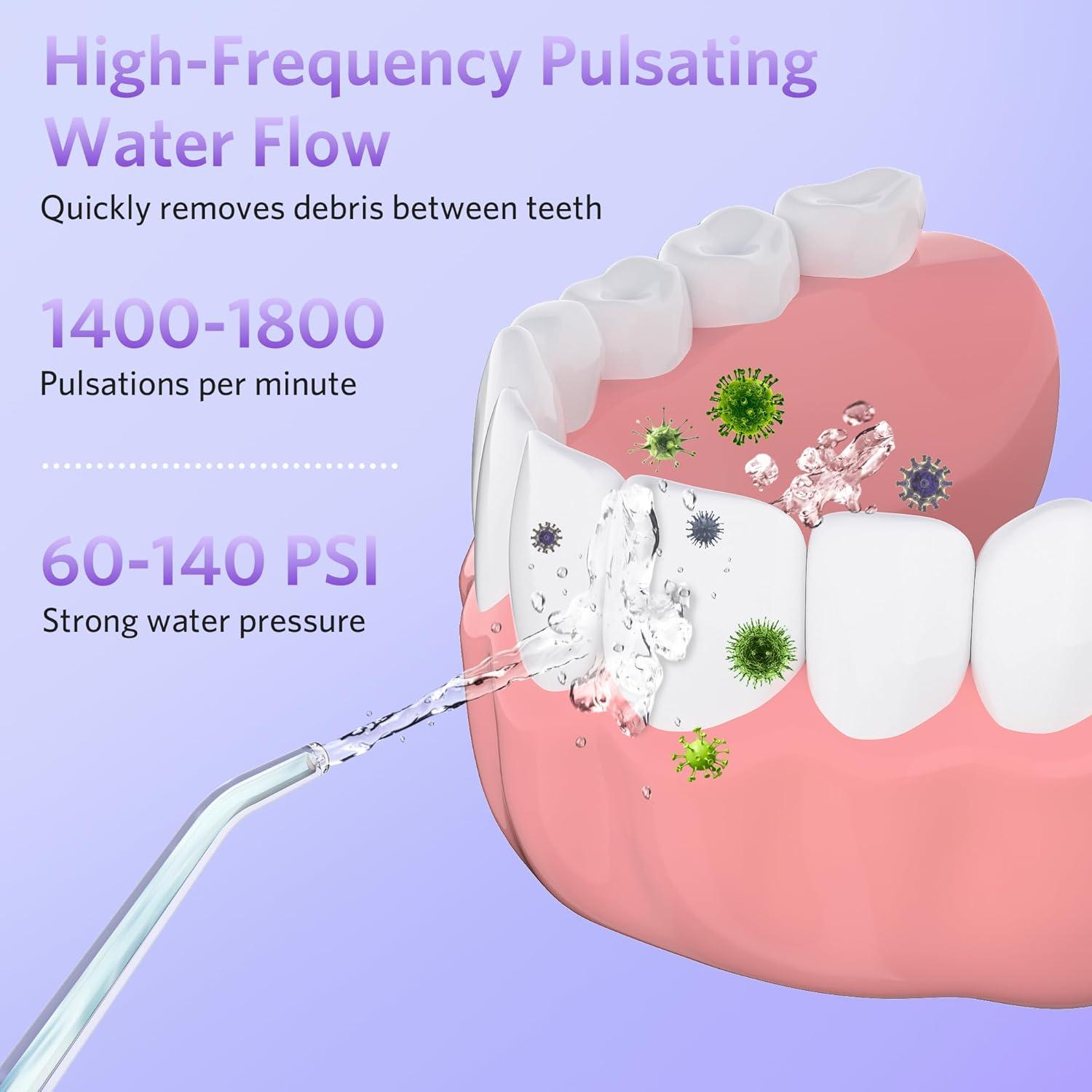 Irrigador Dental Portátil BESTEK BTCB150H Inalámbrico IPX7