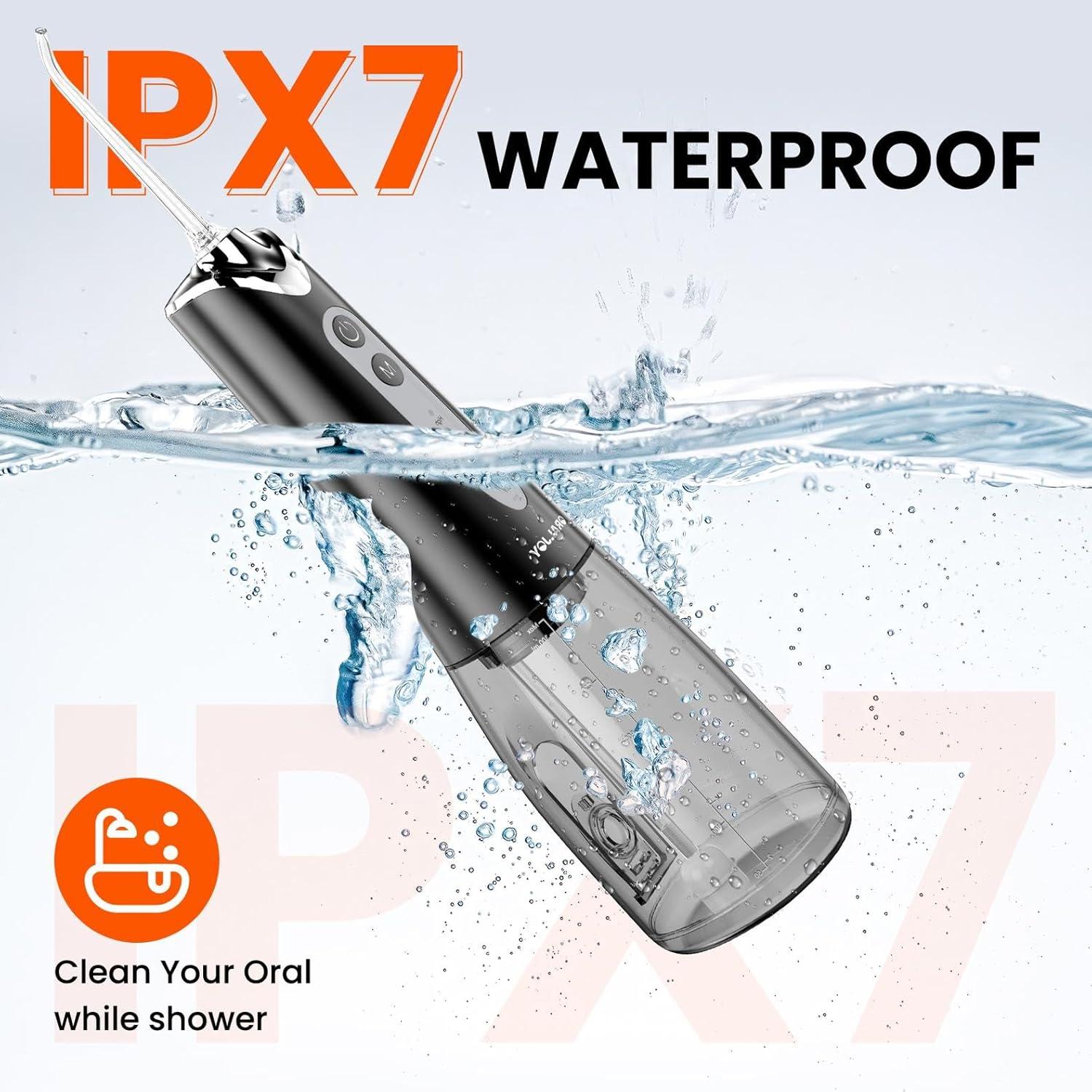 Irrigador Oral Portátil Maohaha CY1922 300ml Inalámbrico Negro