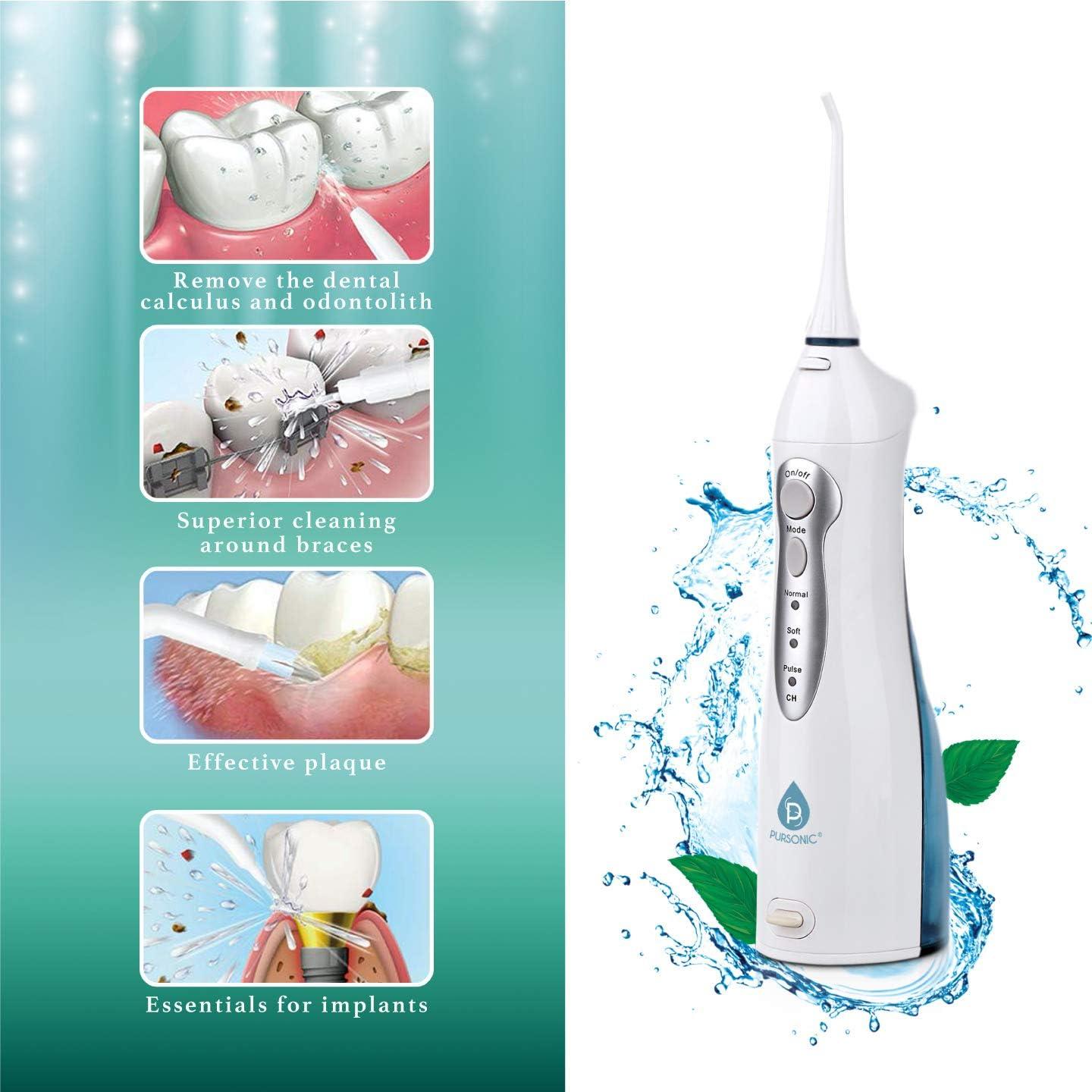 Irrigador Oral Recargable Pursonic OI27R USB 1 Cuenta