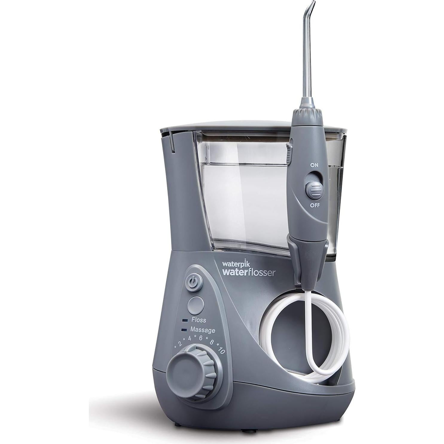 Hilo Dental Waterpik Aquarius y Cordless Advanced - 10 y 3 Configuraciones
