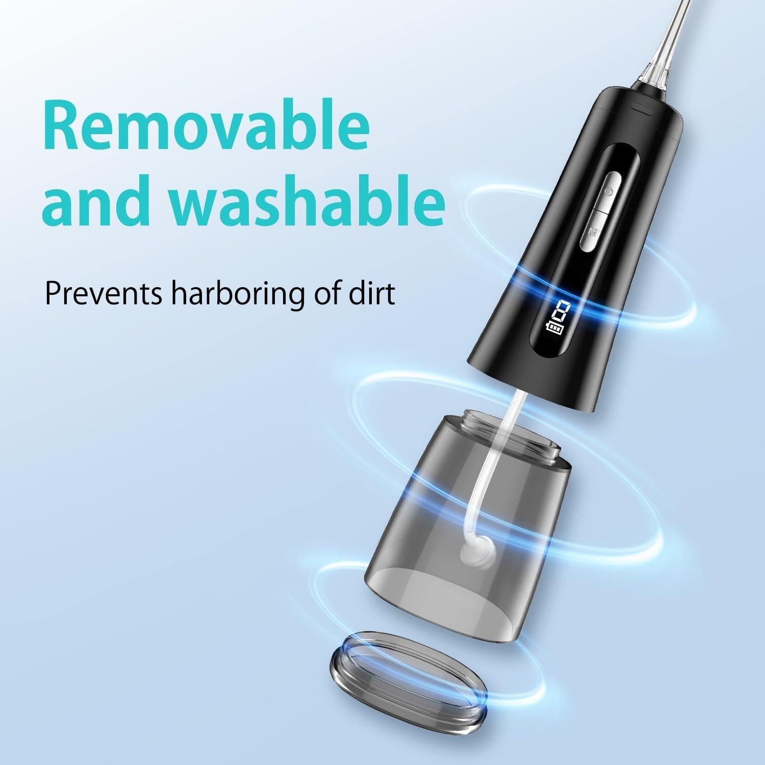 Irrigador Oral Portátil Meiyanshikong IPX7 4 Modos 300ml