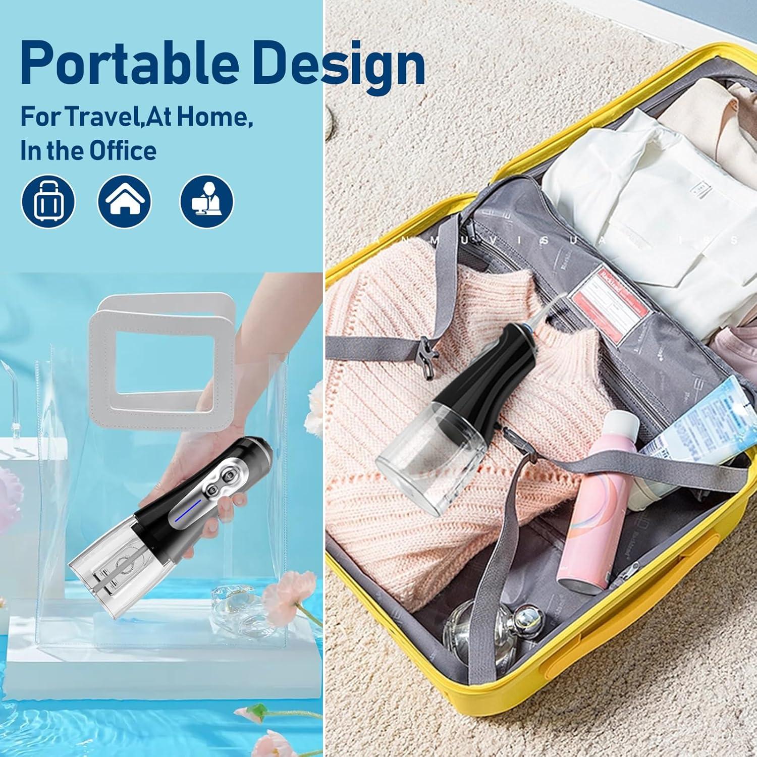 Irrigador Oral Inalámbrico NBGRLVS 320ml - 6 Modos Ajustables