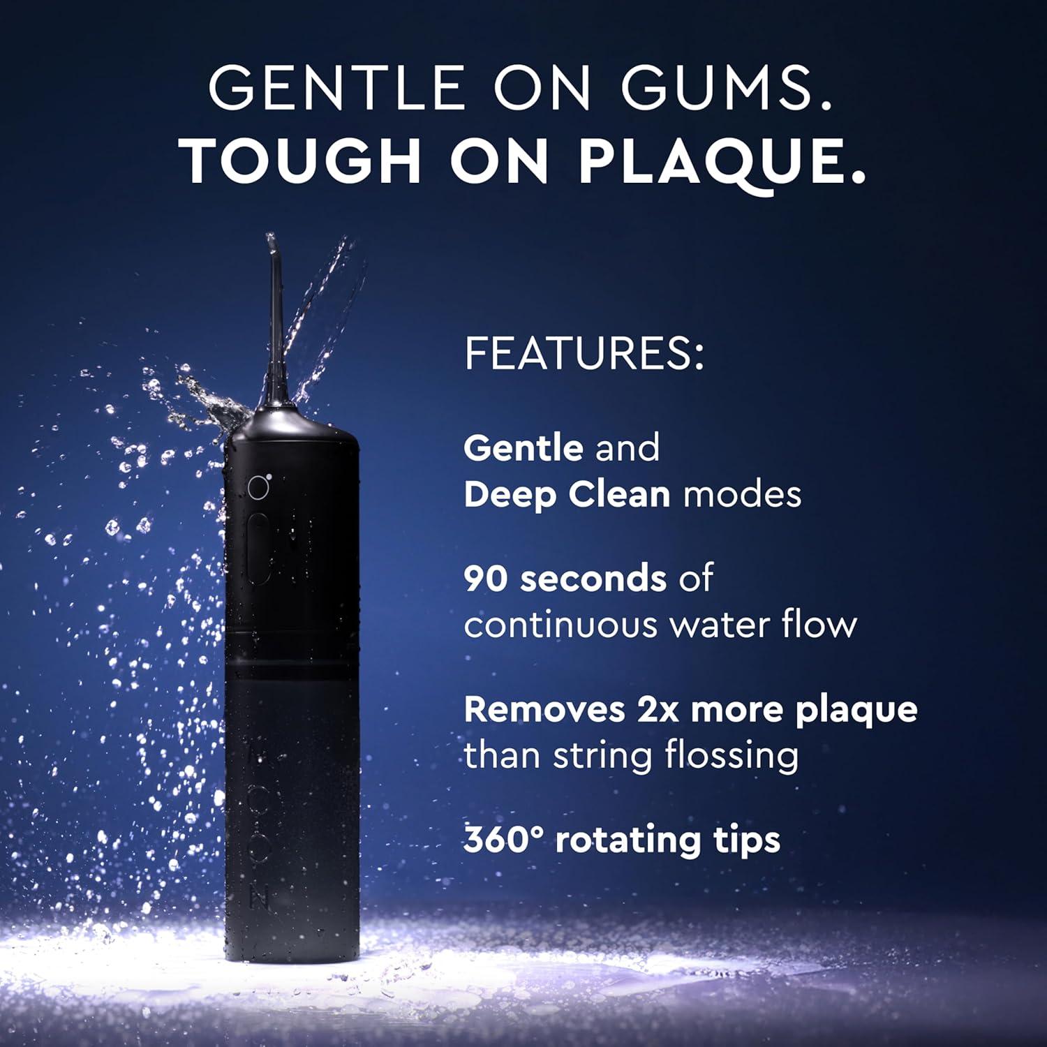 Hilo Dental Inalámbrico Moon con 4 Puntas Intercambiables