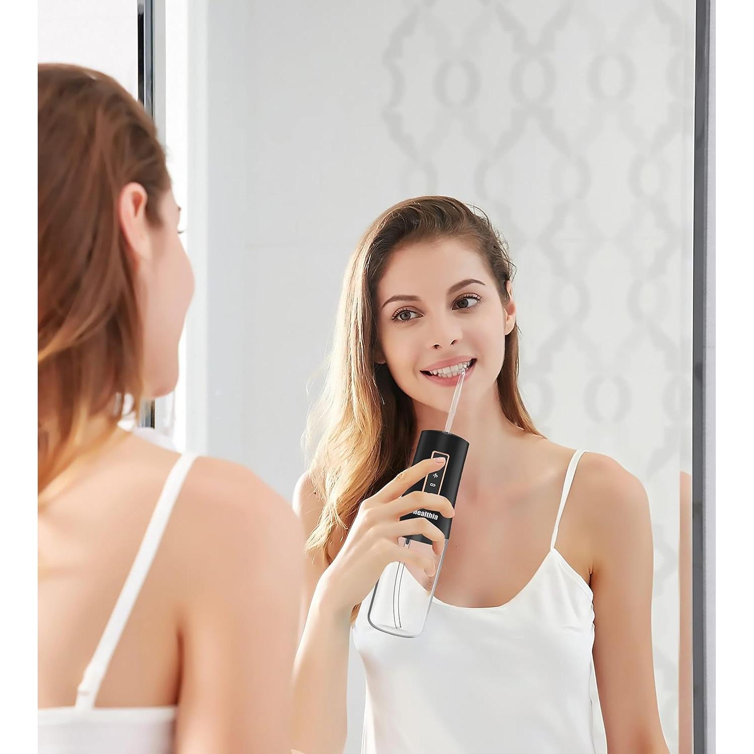 Irrigador Oral Inalámbrico KUSKER con 3 Modos y 4 Boquillas