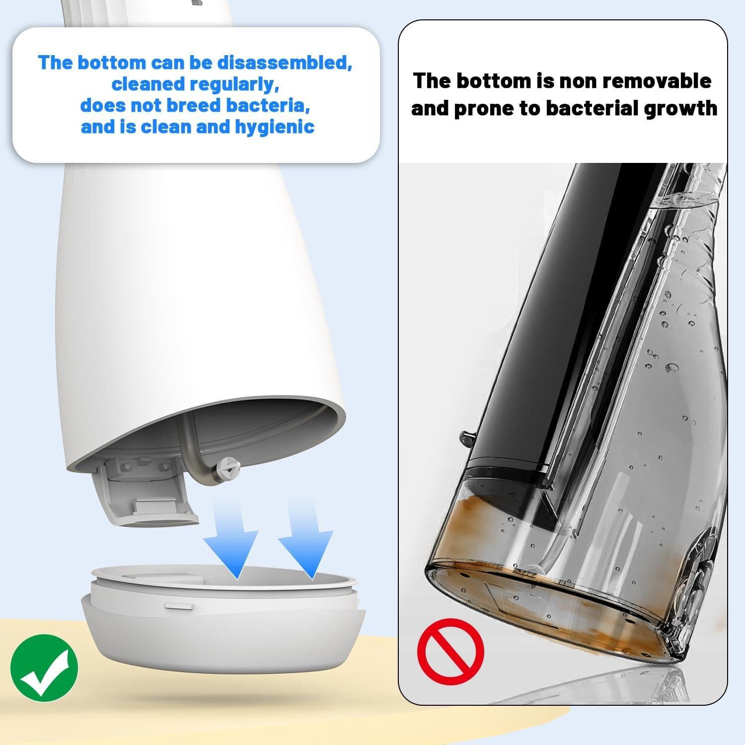 Hidrolavadora Dental Inalámbrica VAPTEC PDF001 6 Modos IPX7
