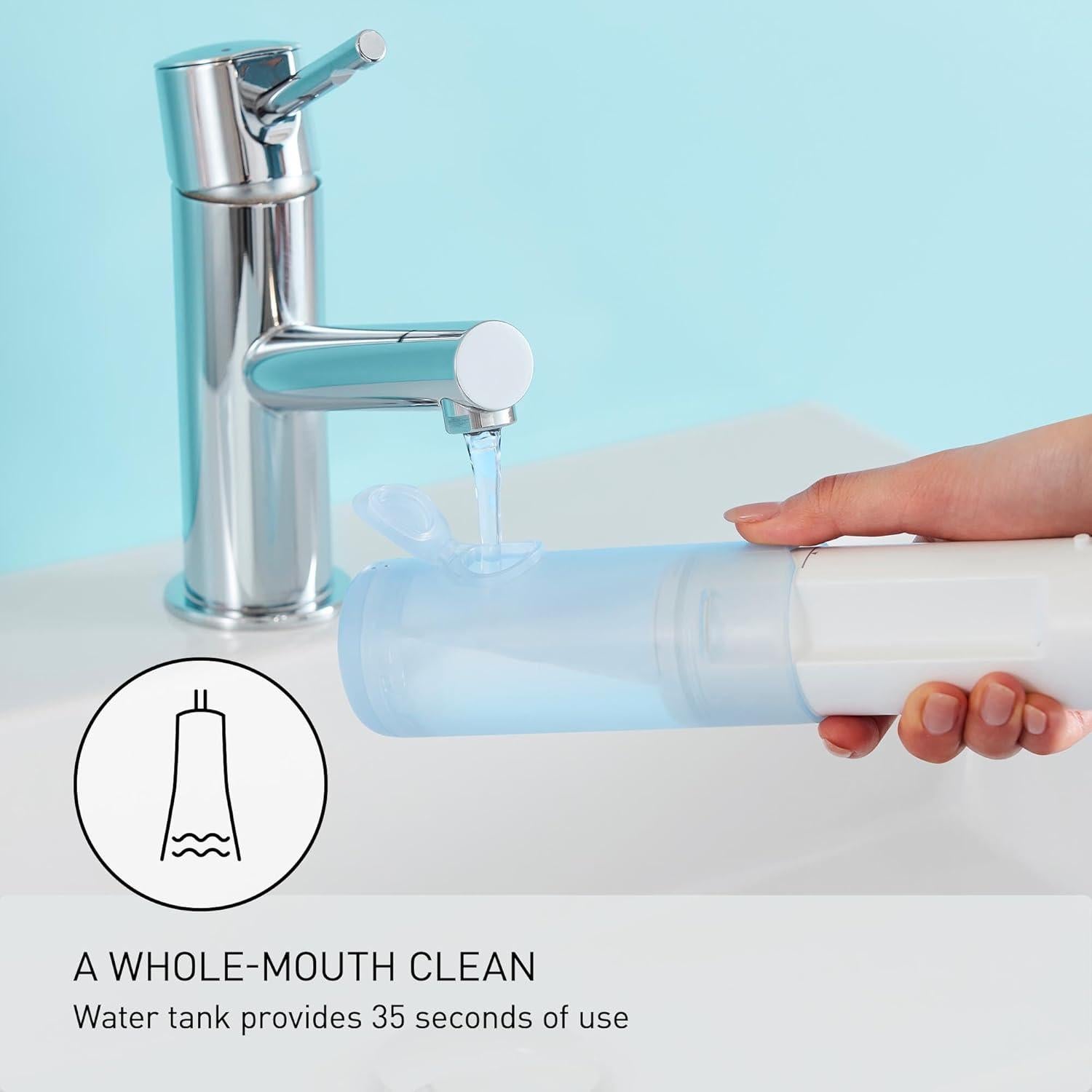 Irrigador Dental Portátil Panasonic EW-DJ11-A con Tanque Plegable