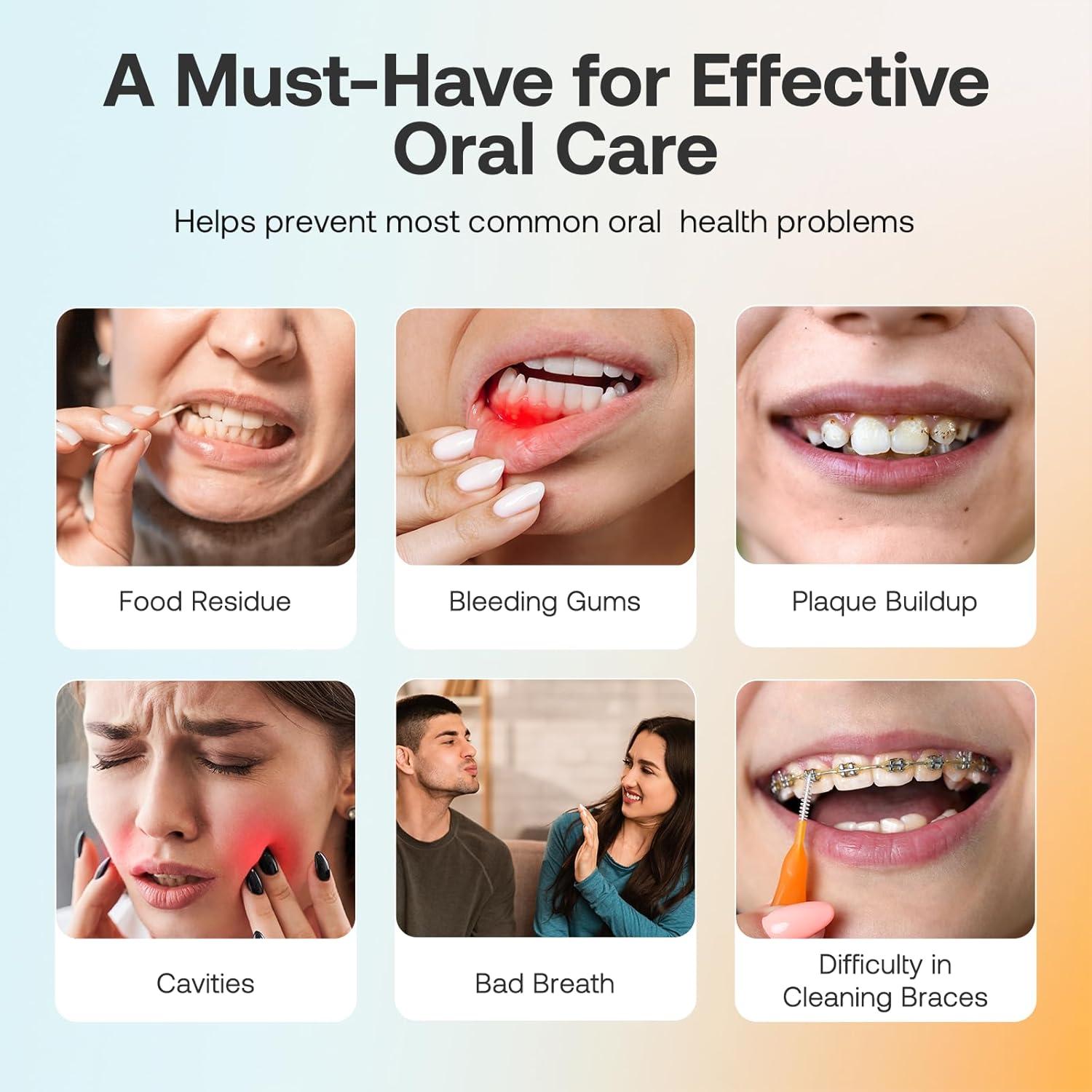 Irrigador Oral Portátil Bitvae C5 Inalámbrico 300ml 3 Modos