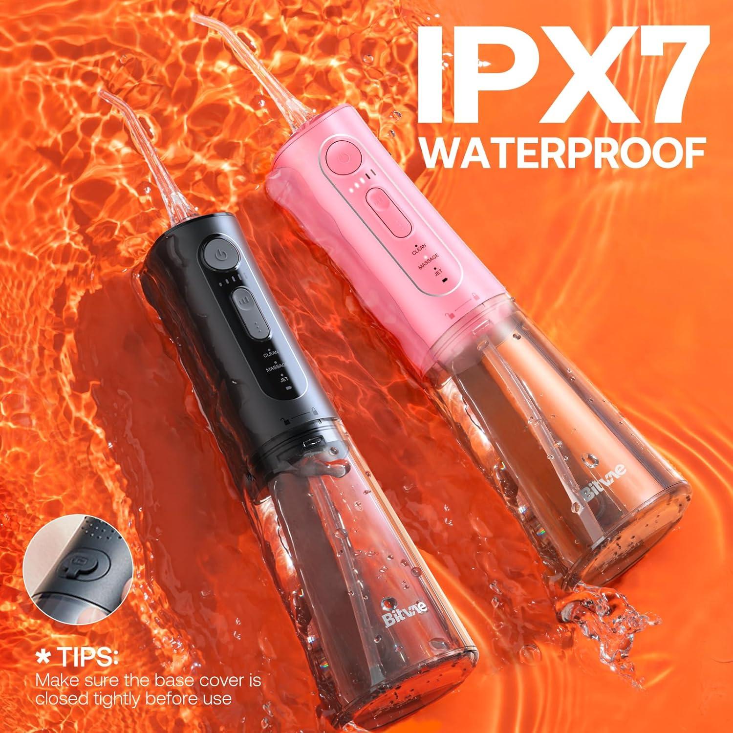 Irrigador Oral Portátil Bitvae C5 Inalámbrico 300ml 3 Modos