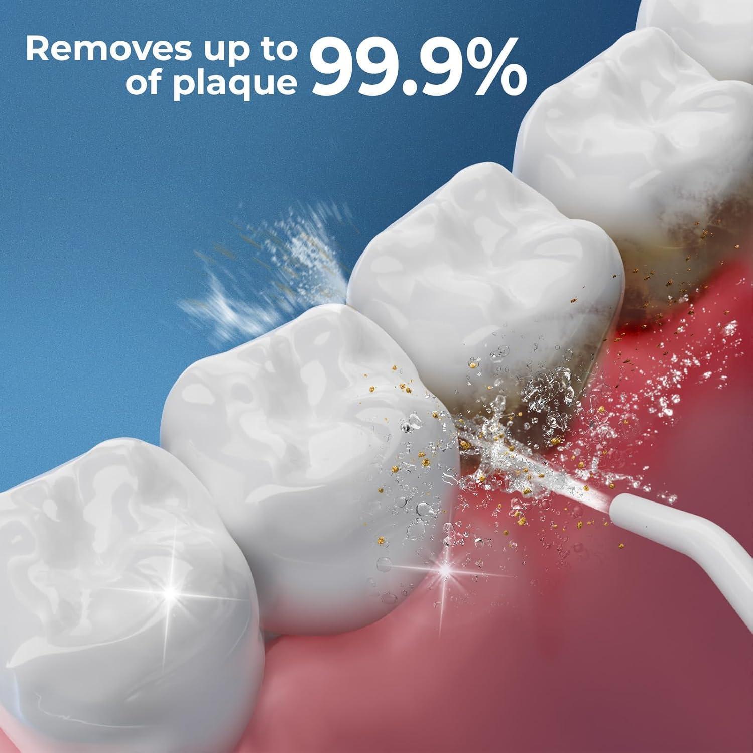 Irrigador Bucal Inalámbrico B. WEISS, 4 Modos, Blanco