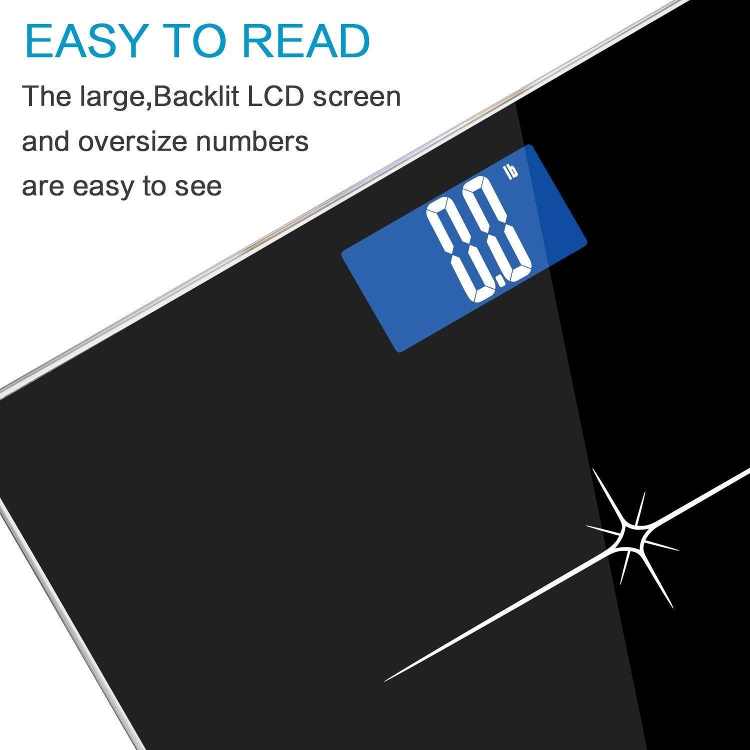 Balanza de Baño Digital NUTRI FIT Extra Ancha 181kg LCD