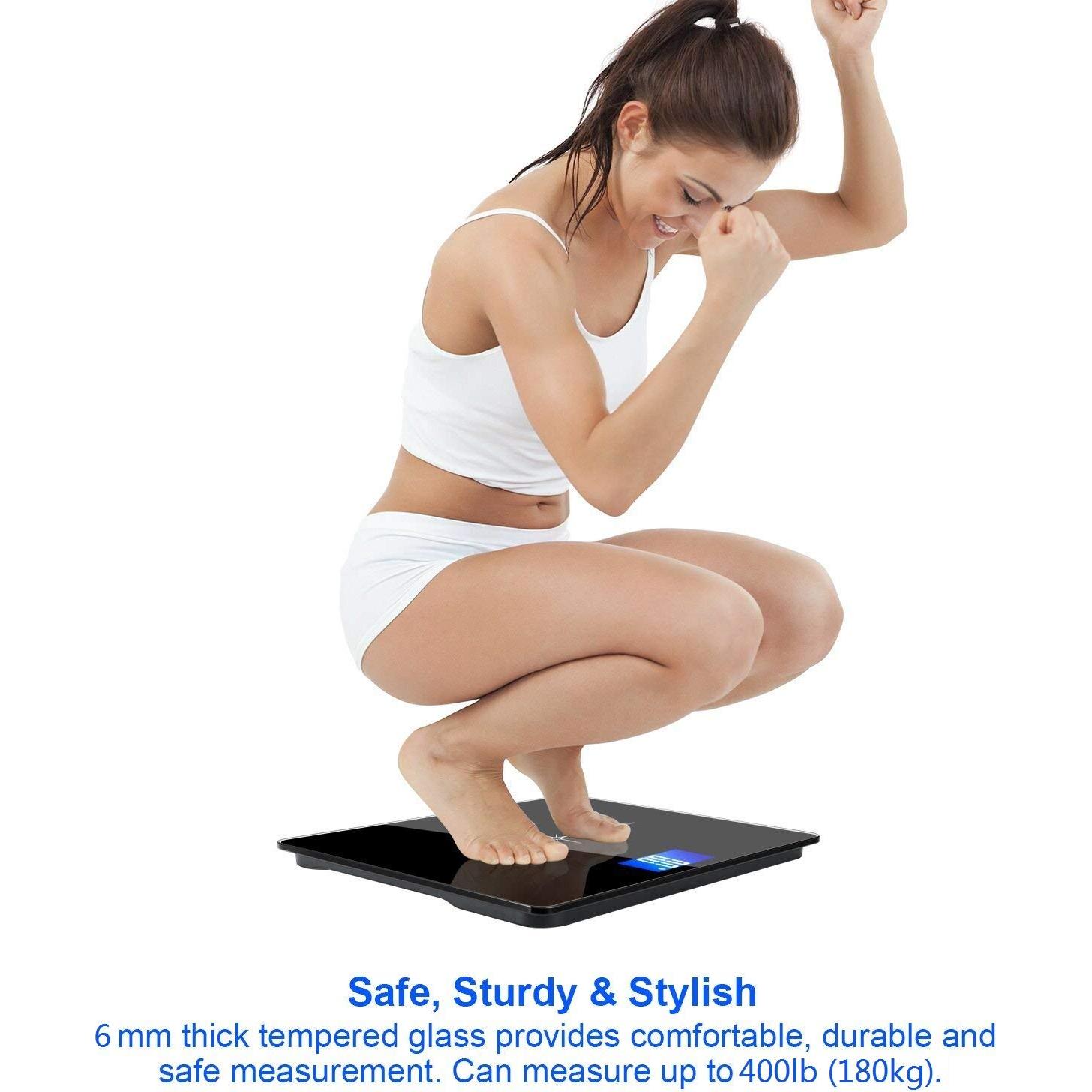 Balanza de Baño Digital NUTRI FIT Extra Ancha 181kg LCD