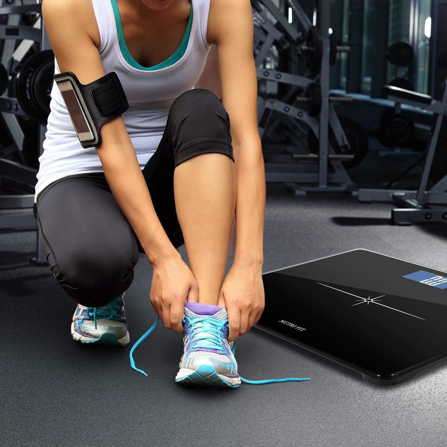 Balanza de Baño Digital NUTRI FIT Extra Ancha 181kg LCD