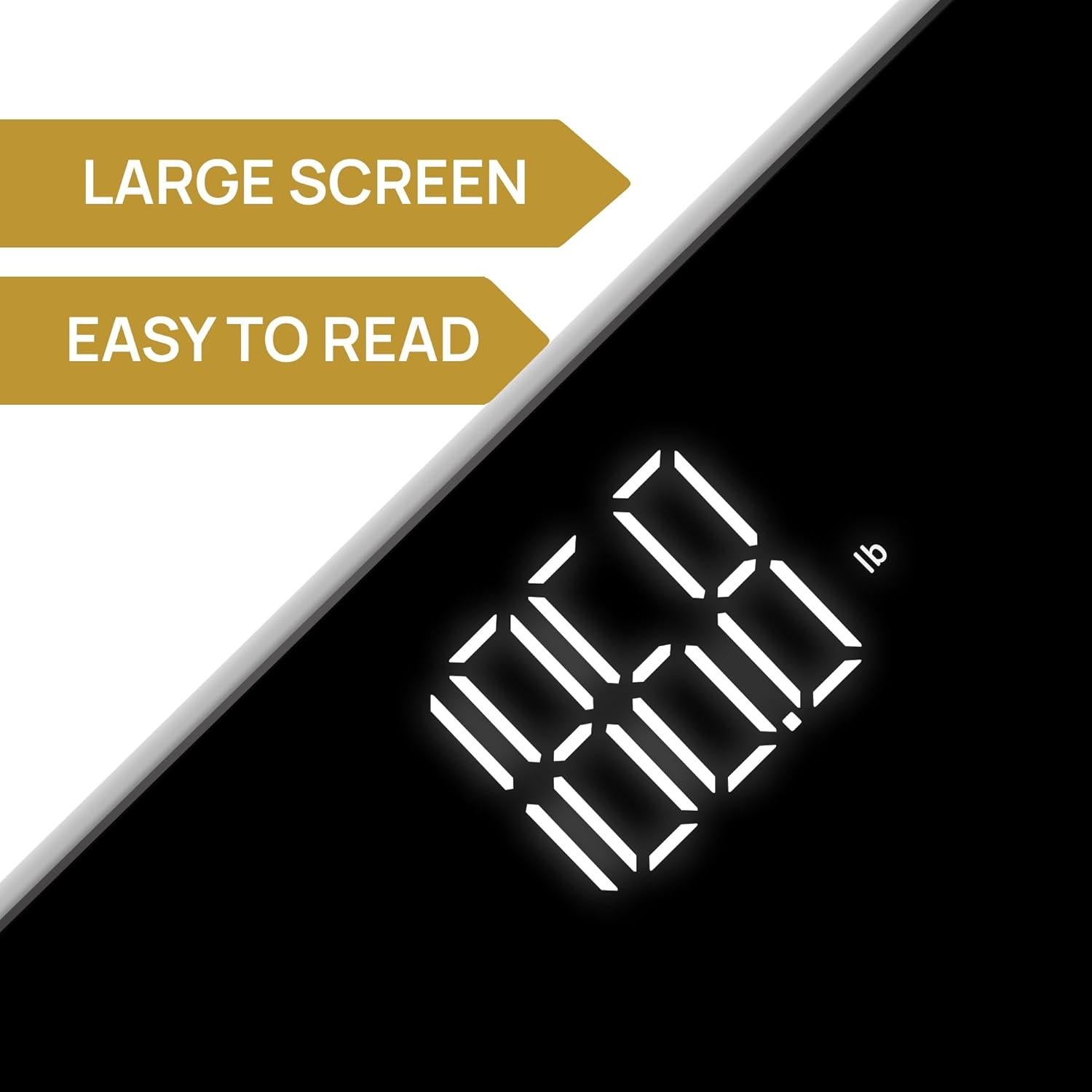 Báscula de Baño Digital INEVIFIT, Precisión 180 kg, Negro