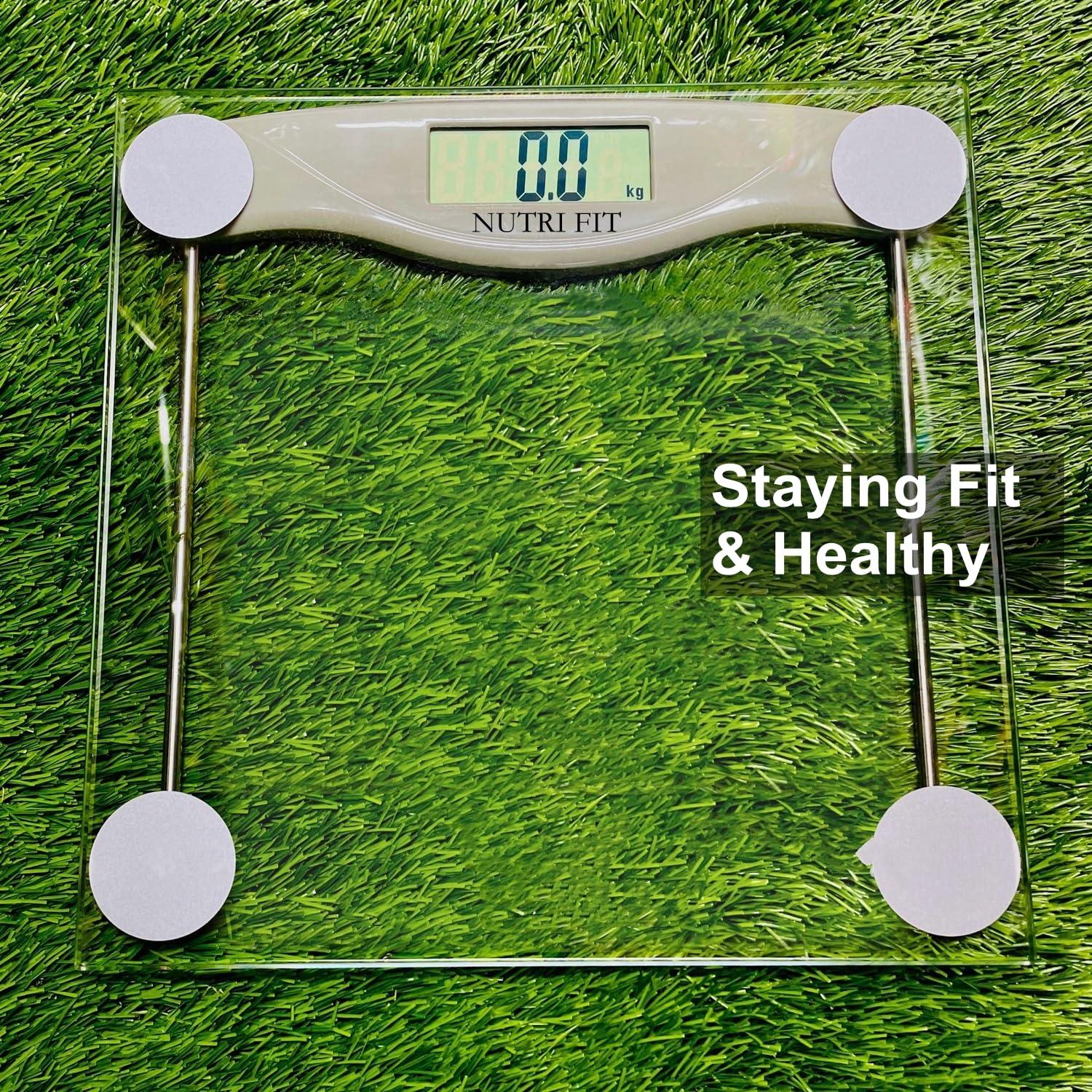 Báscula de Baño Digital NUTRI FIT 150 kg Verde Gris