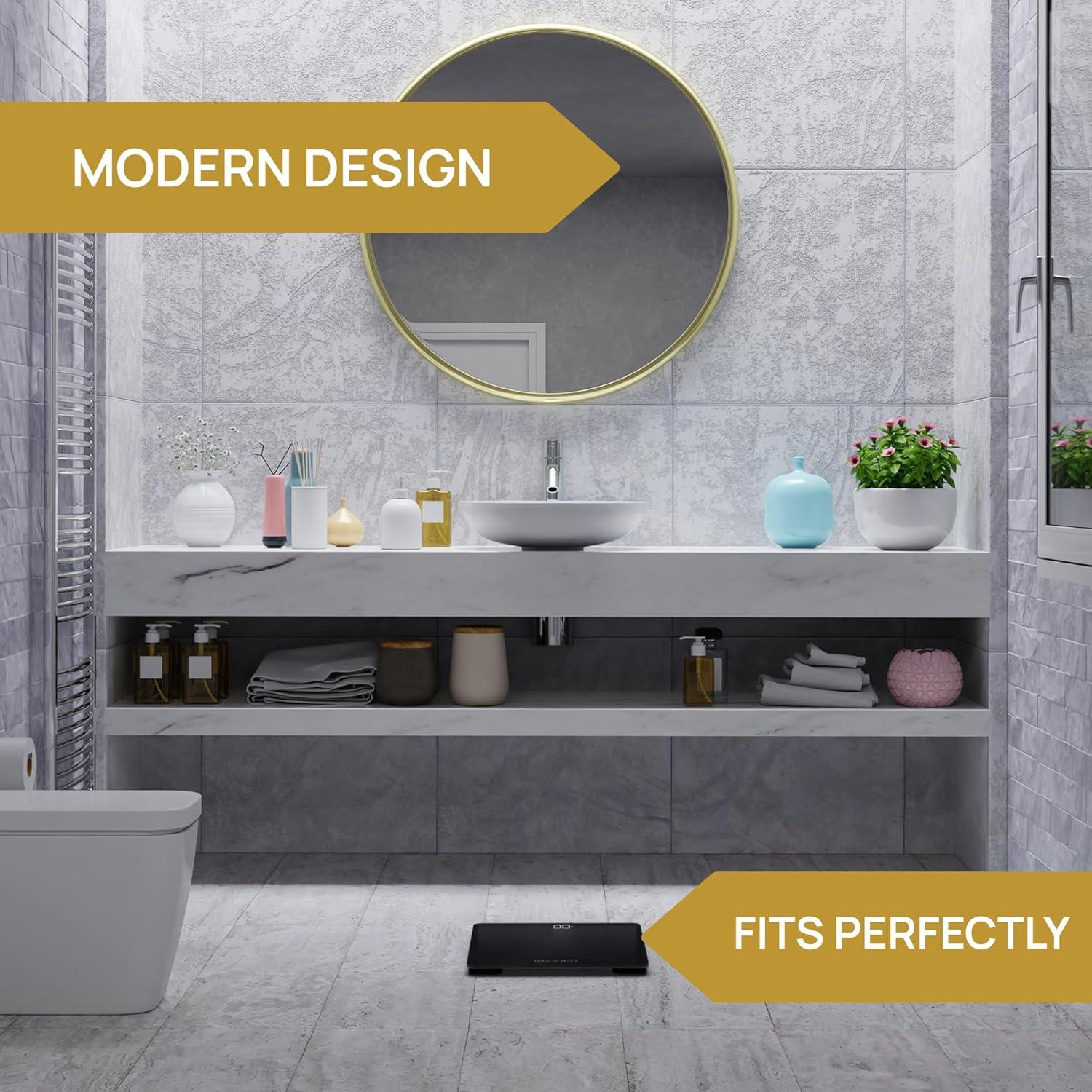 Báscula de Baño Digital INEVIFIT, Precisión hasta 181 kg