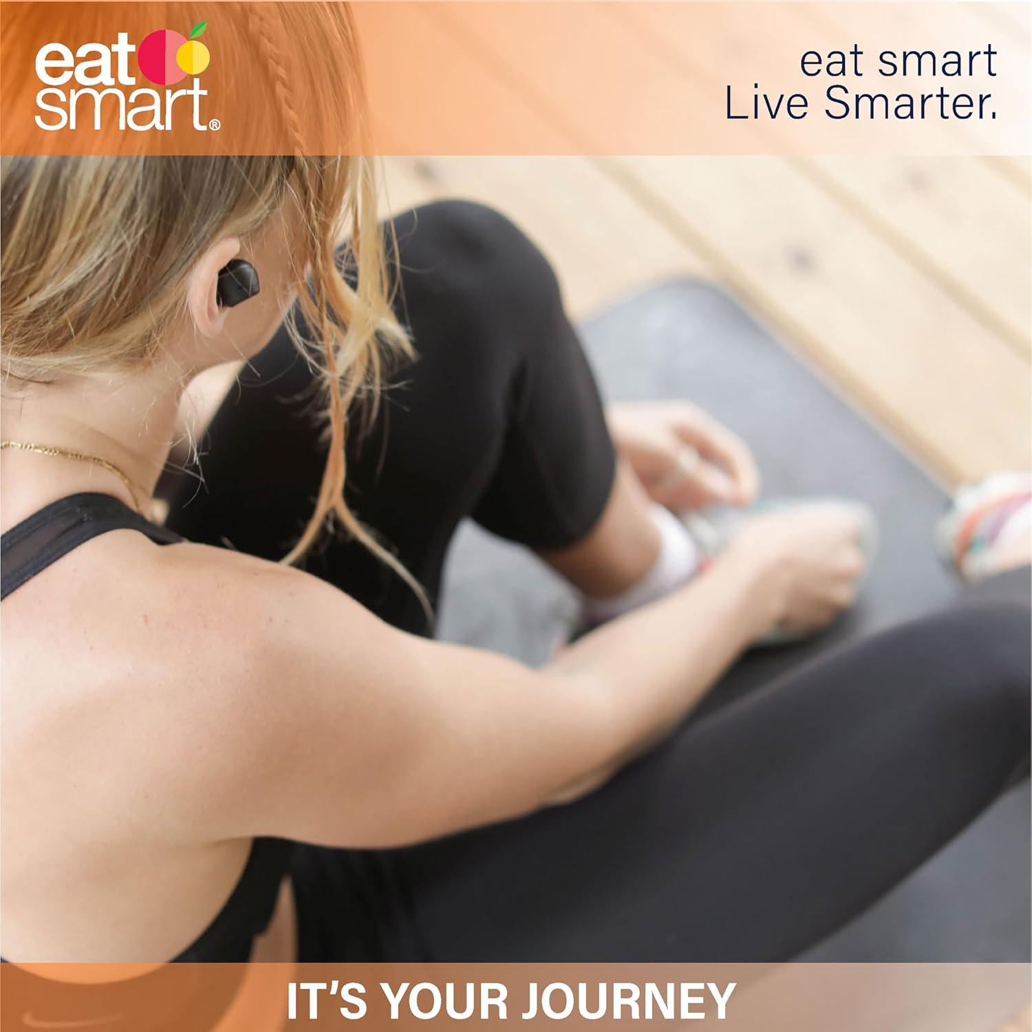 Báscula Digital de Baño EatSmart ESBS-01 con Pantalla Iluminada