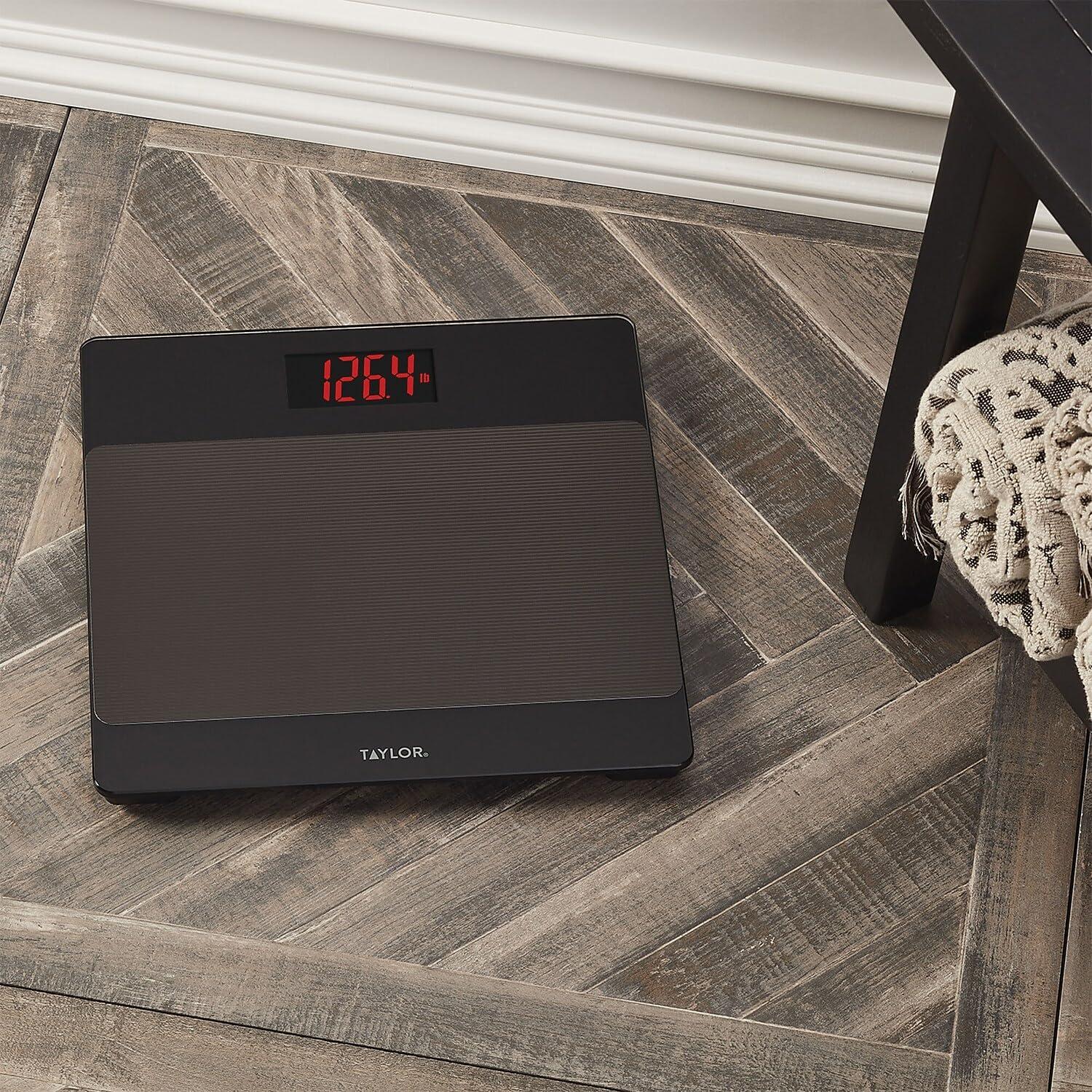 Báscula Digital de Baño Taylor 7619 con Alfombrilla Antideslizante