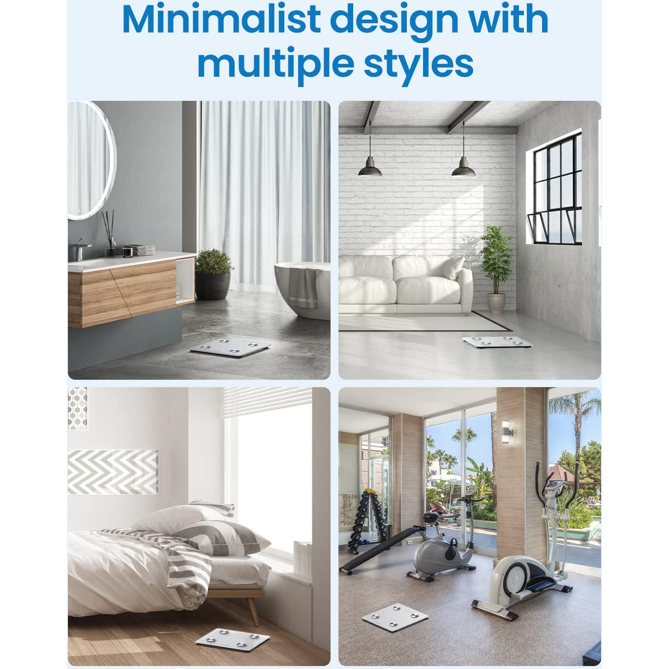 Báscula Inteligente RENPHO Bluetooth 181kg Análisis Corporal