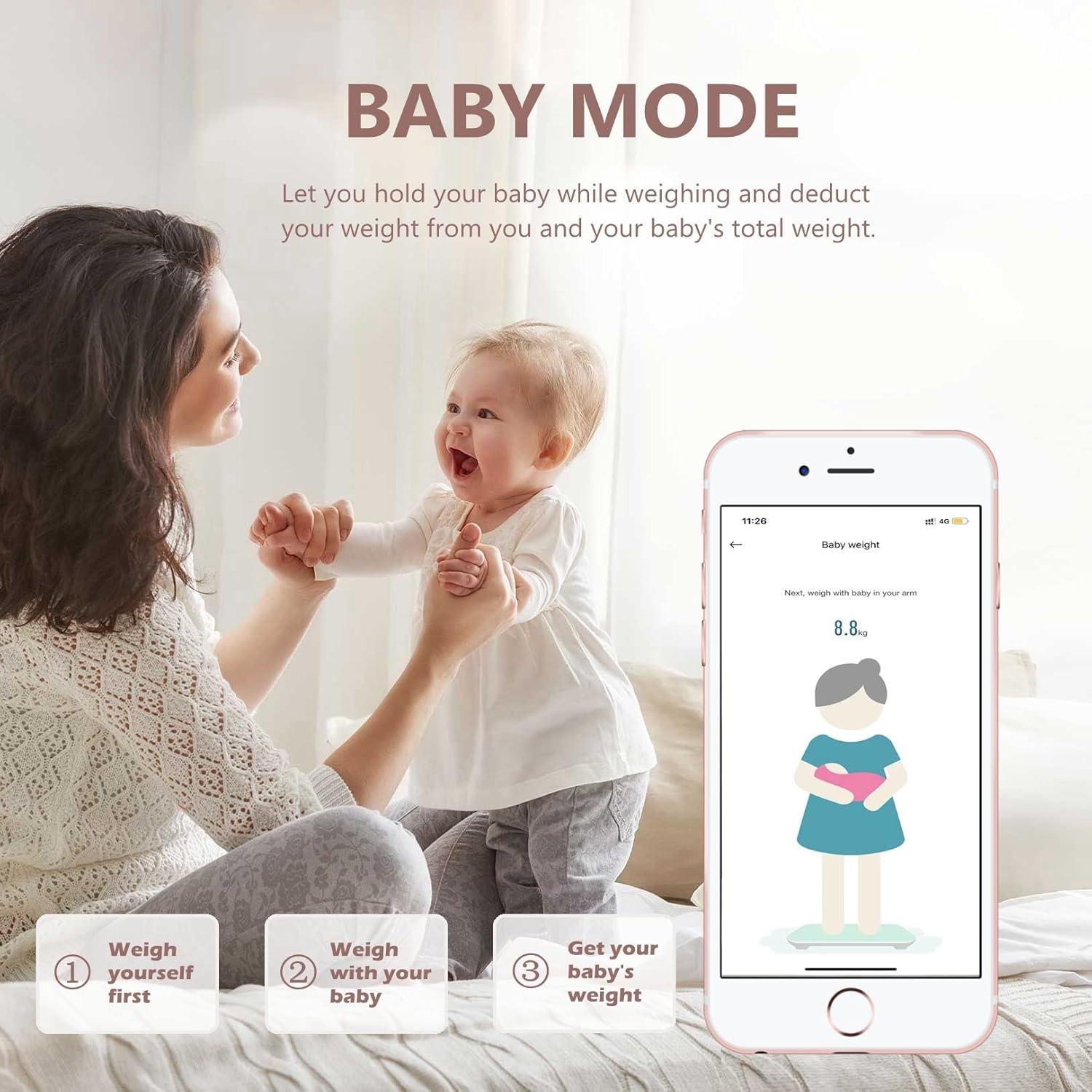 Balanza de Baño Inteligente NUTRI FIT Bluetooth 150kg