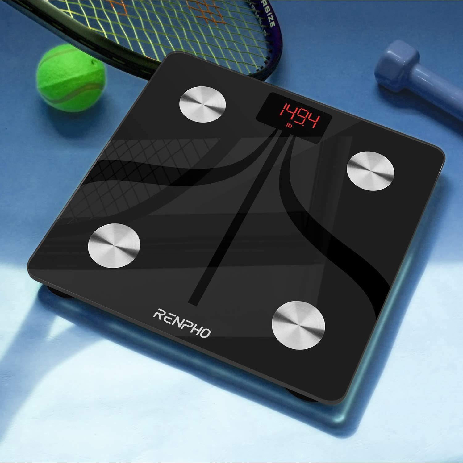 Báscula Inteligente RENPHO Digital 180 kg USB-C 13 Medidas