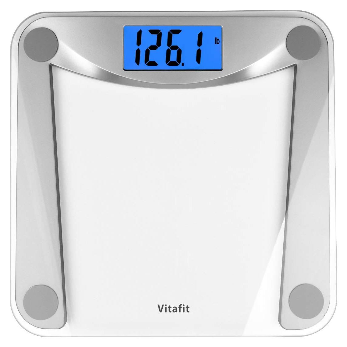 Báscula Digital de Baño Vitafit 30x30cm LCD Retroiluminada 181.4kg