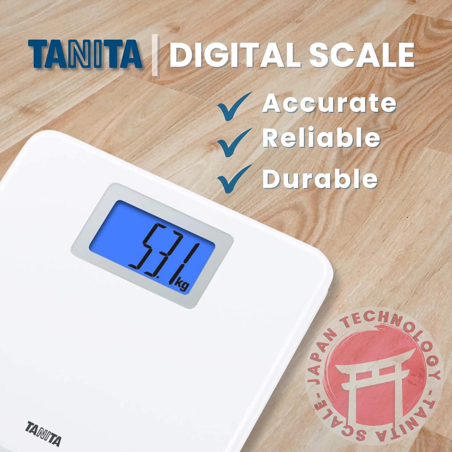 Balanza Digital de Baño Tanita HD-662 Blanca 150 kg LCD
