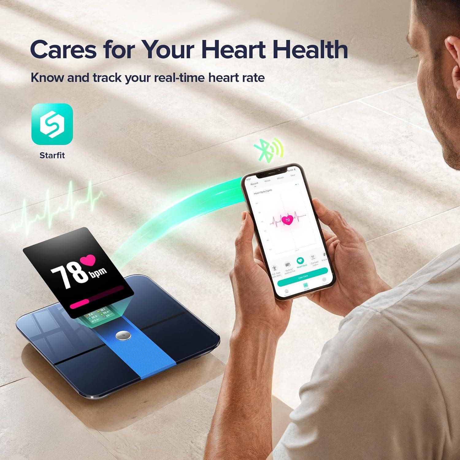 Báscula Inteligente RunStar FI2019G con Pantalla TFT 3.5"