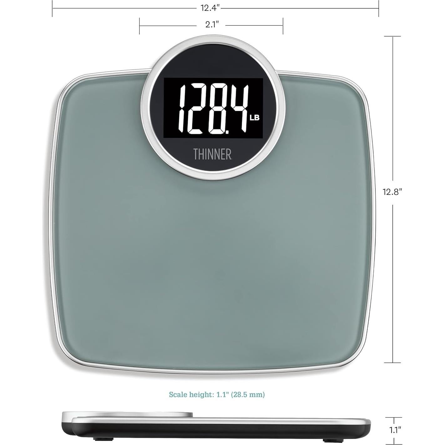 Balanza Digital de Baño Conair Thinner 182 kg Plata