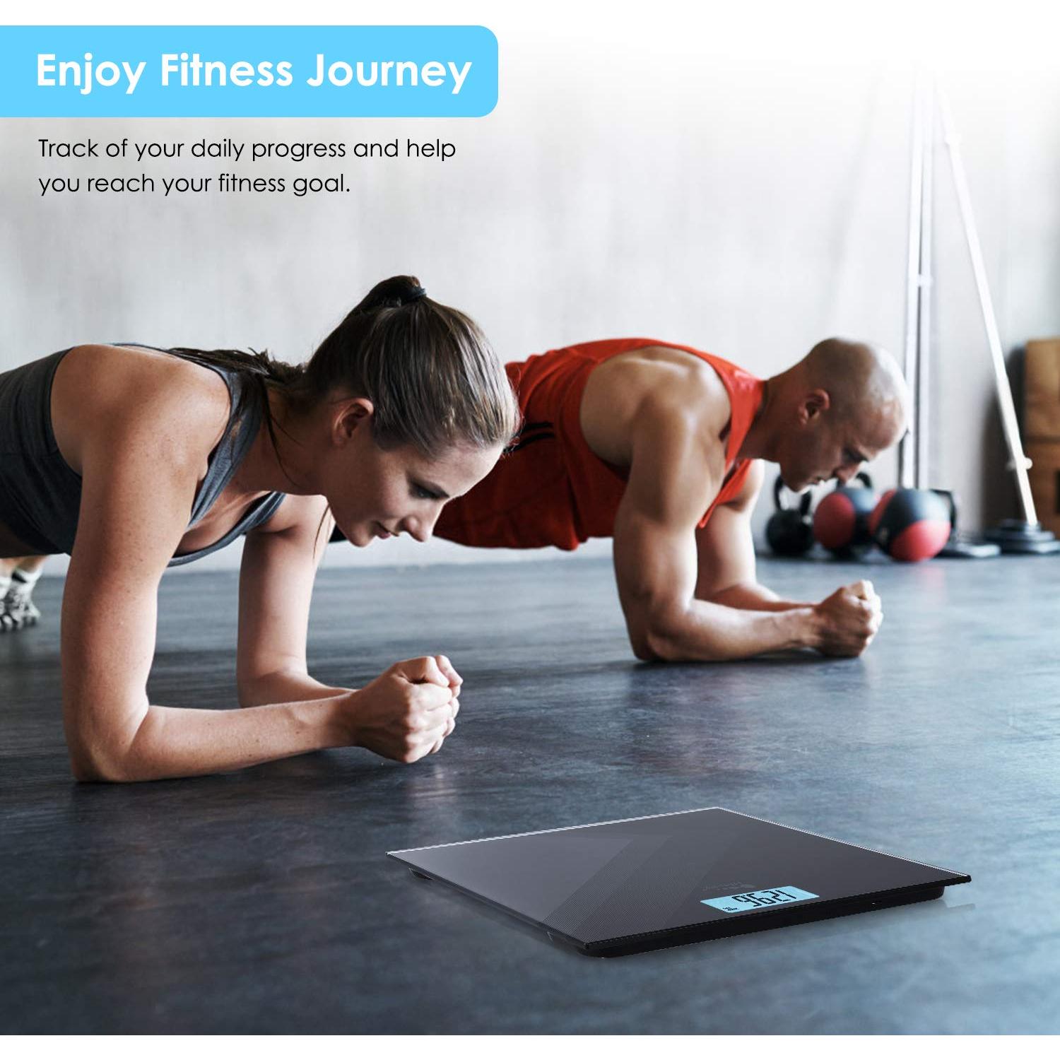 Balanza Digital de Peso Corporal Himaly 180kg Recargable USB