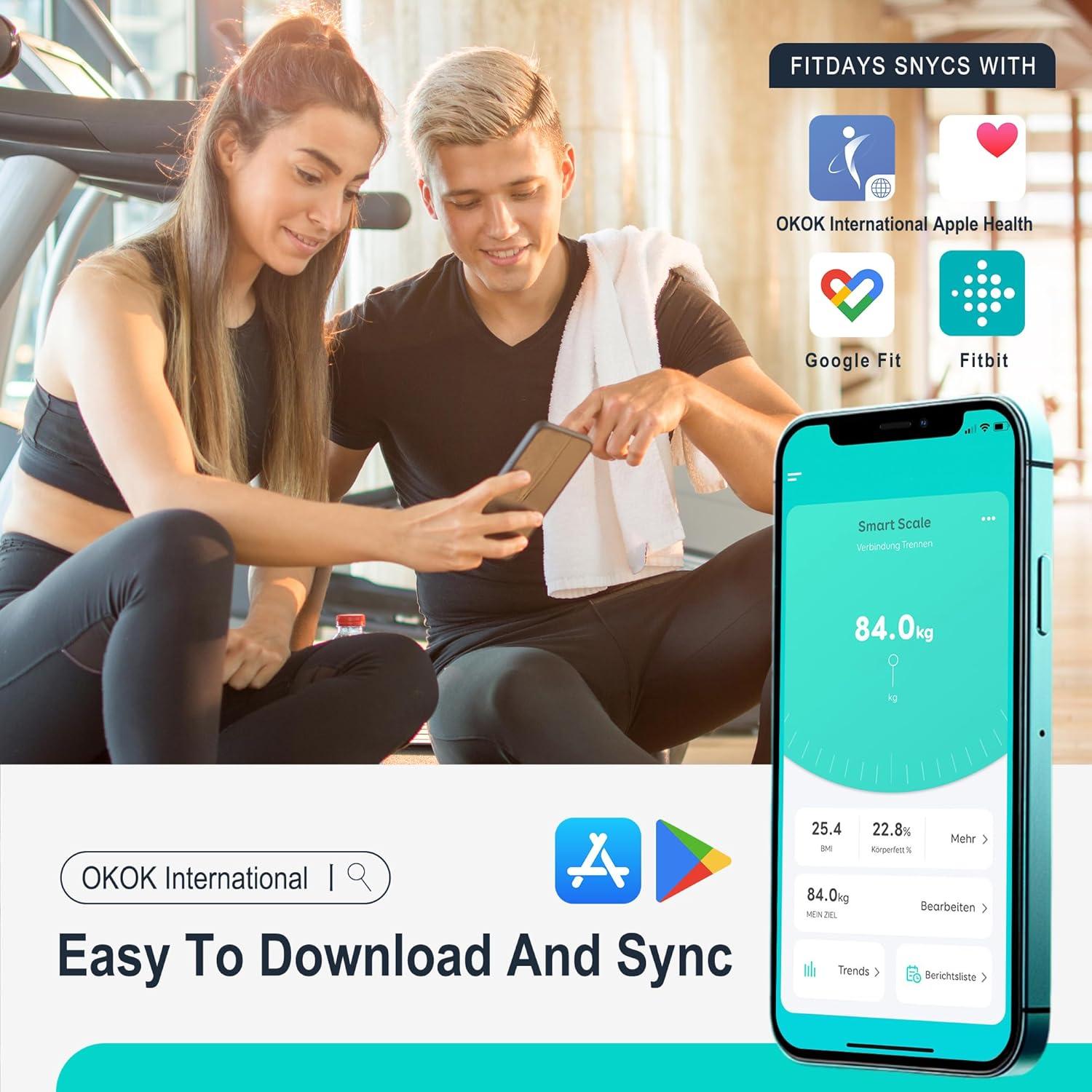 Báscula Inteligente Digital de Baño Xiaomi 180 kg Bluetooth