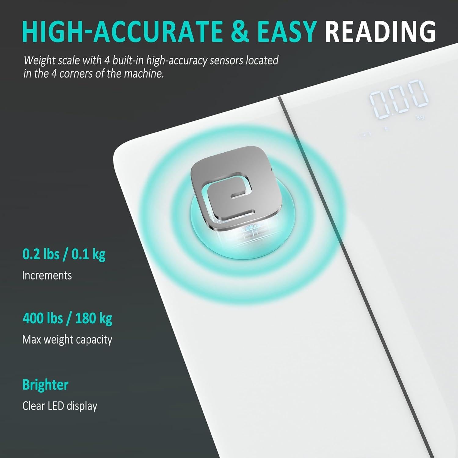 Báscula Inteligente Digital de Baño Xiaomi 180 kg Bluetooth